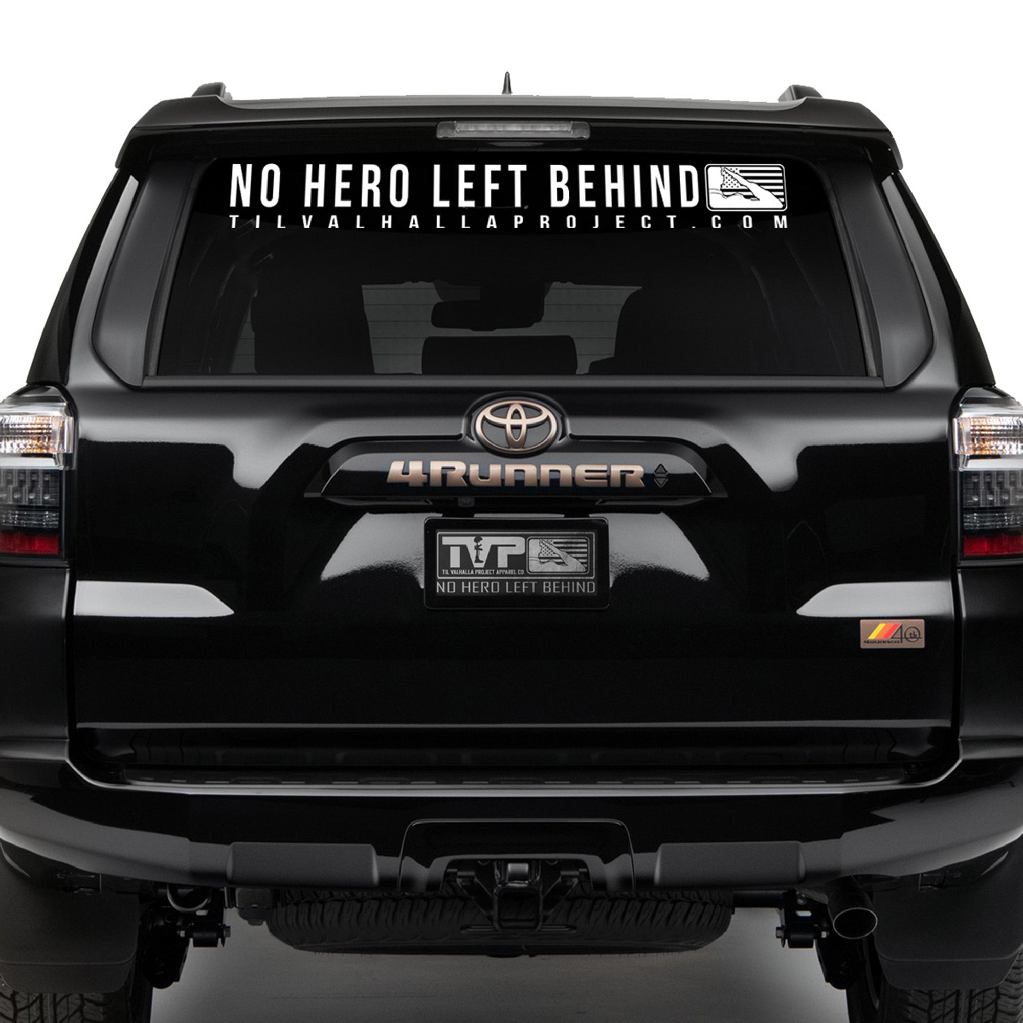 No Hero Left Behind Decal (36 inch)