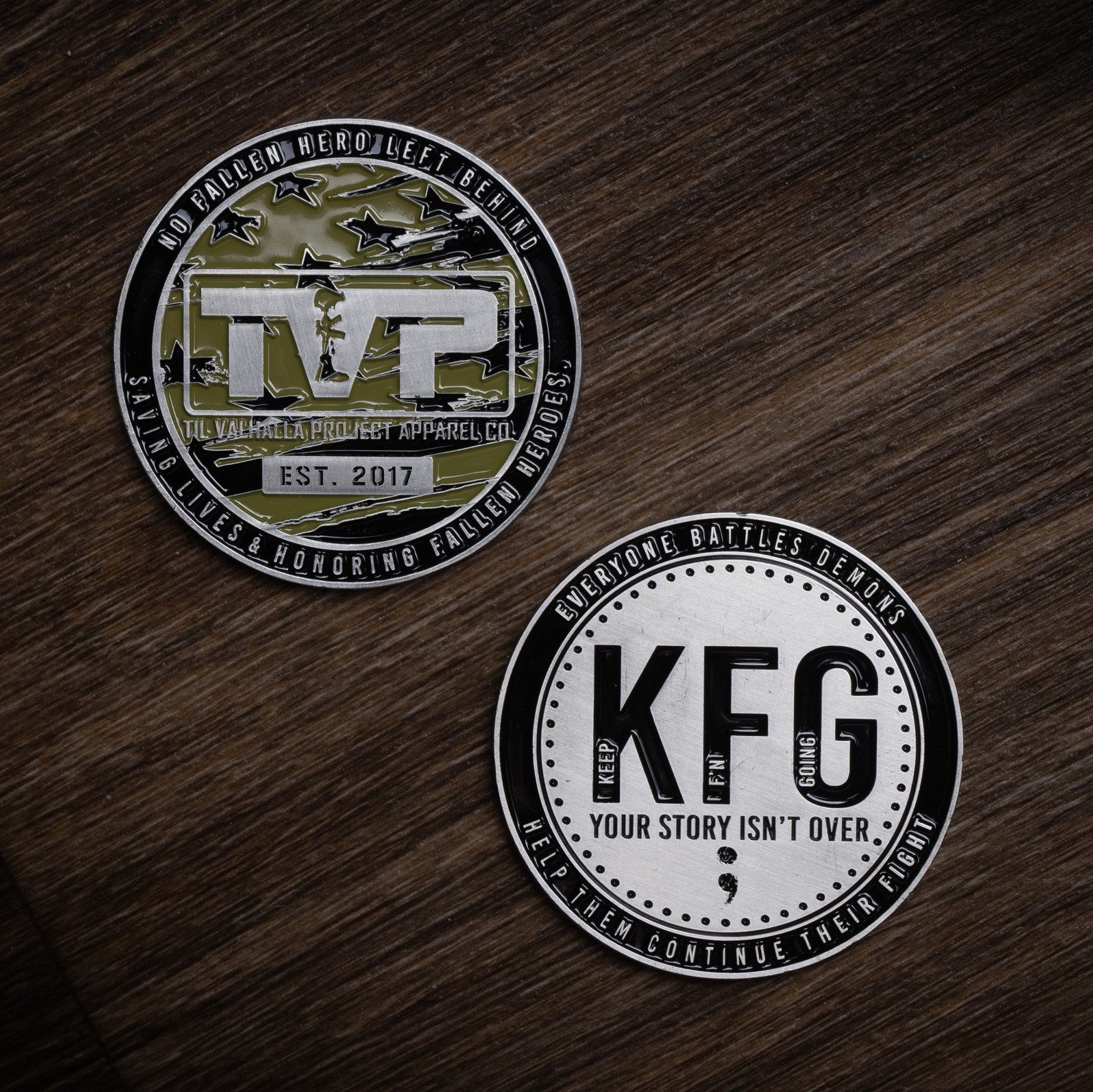 T.V.P. Challenge Coin - Est 2017