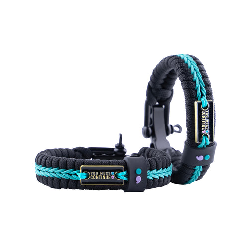 "Continue ;" - Paracord Bracelet