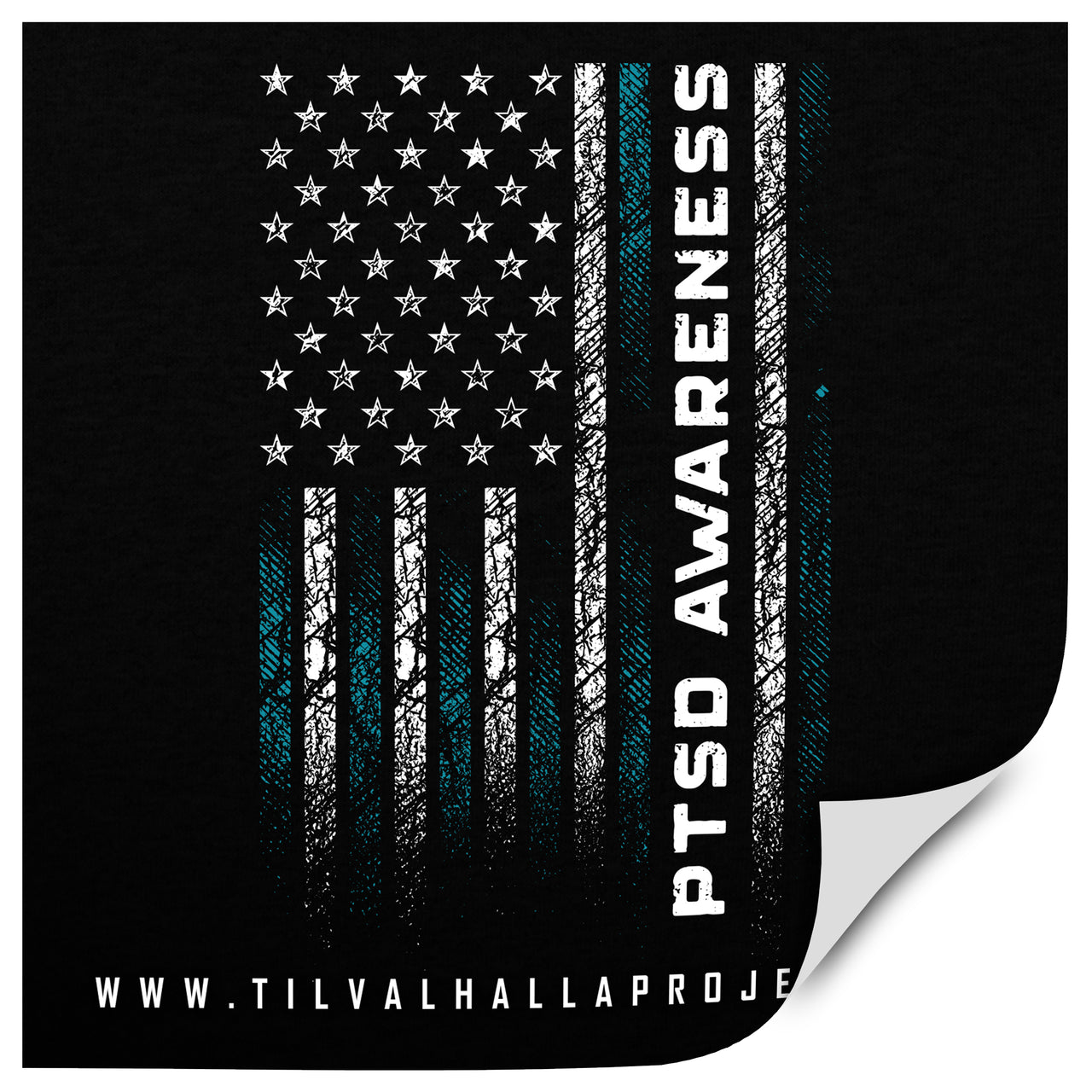 PTSD Awareness Flag - Sticker