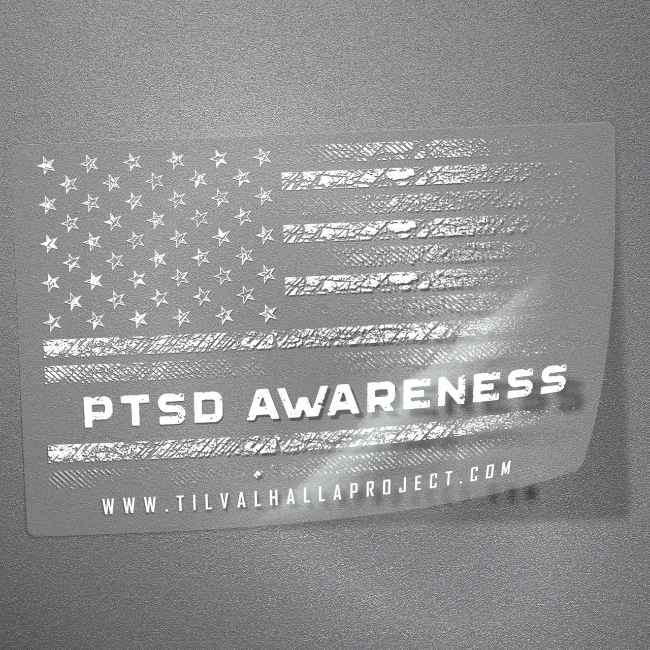 PTSD Awareness Flag - Decal