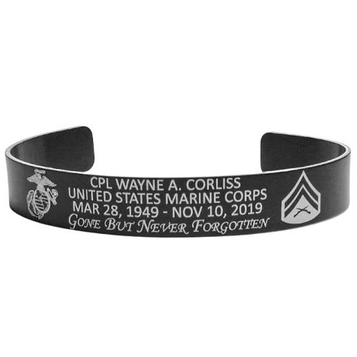 Cpl. Wayne A. Corliss Memorial Bracelet - Hosted by the Corliss Family