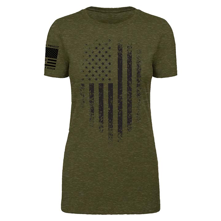 Distressed Flag - Women's