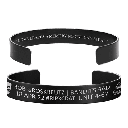 Rubber 2025 memorial bracelets