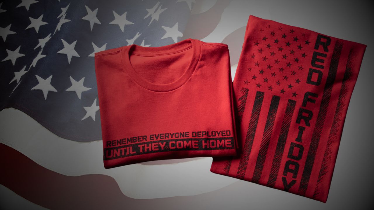 Wearing RED: A Symbol of Support for Our Deployed Troops