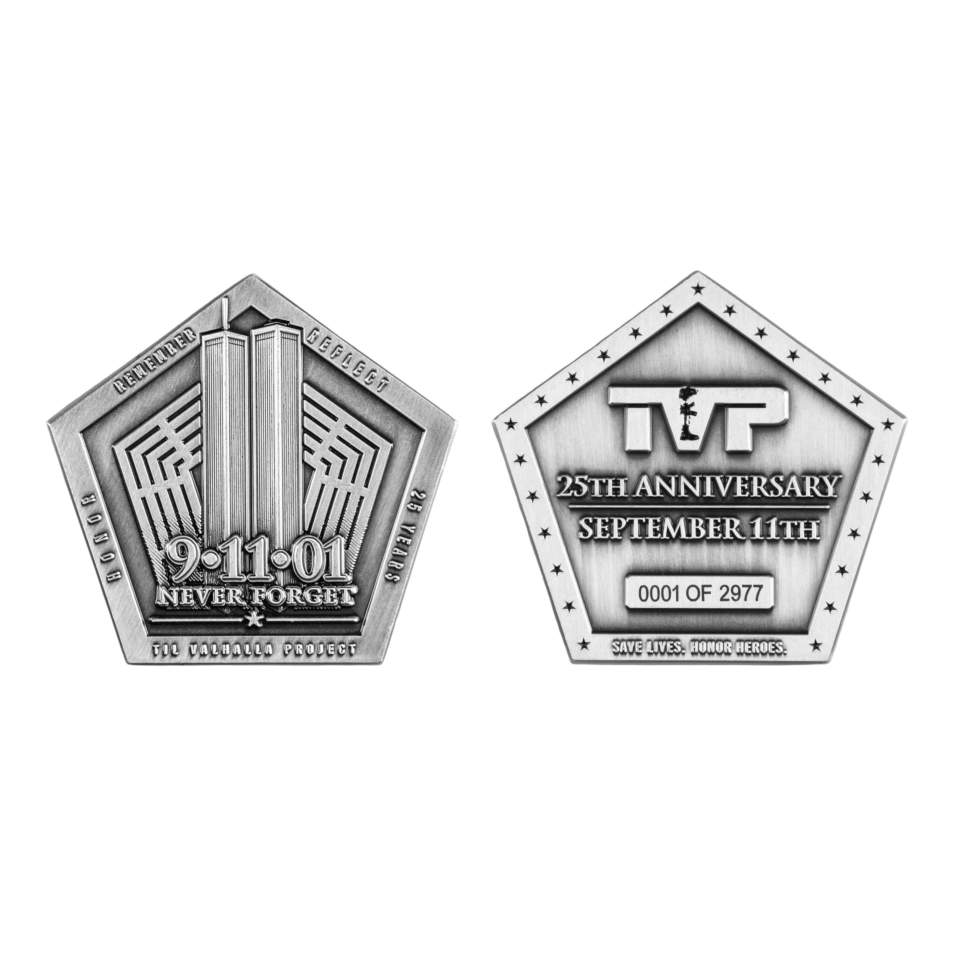9/11 25th Anniversary - Challenge Coin