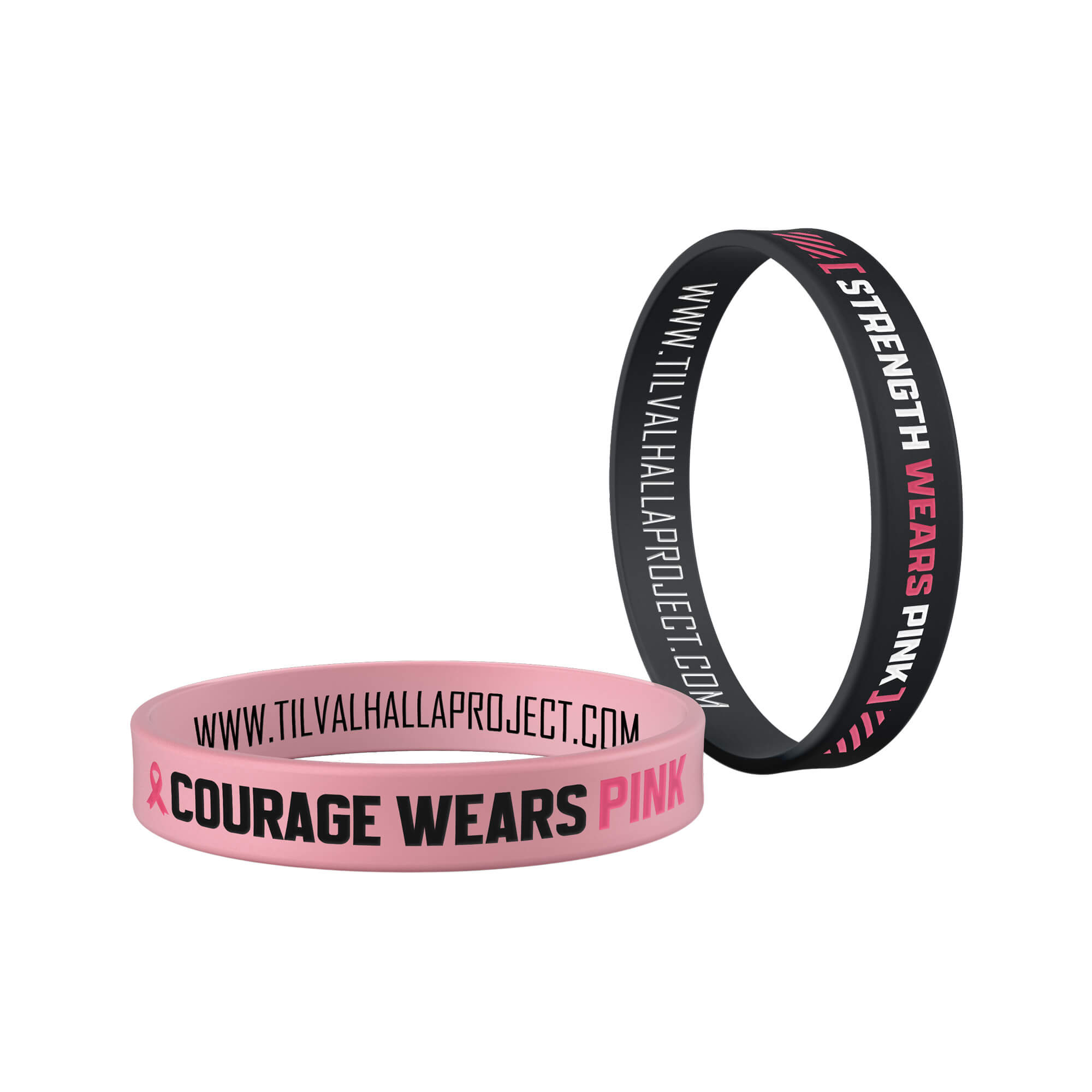 Breast Cancer Awareness - Silicone Bracelet 2-Pack