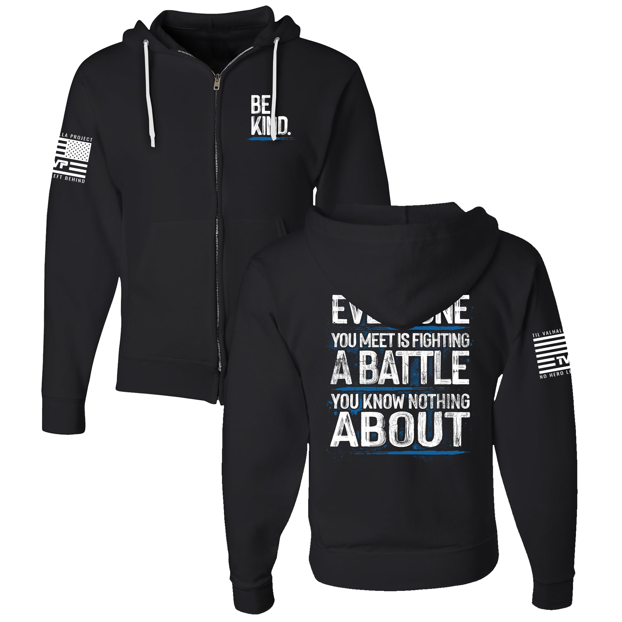 Be Kind - Full Zip Hoodie