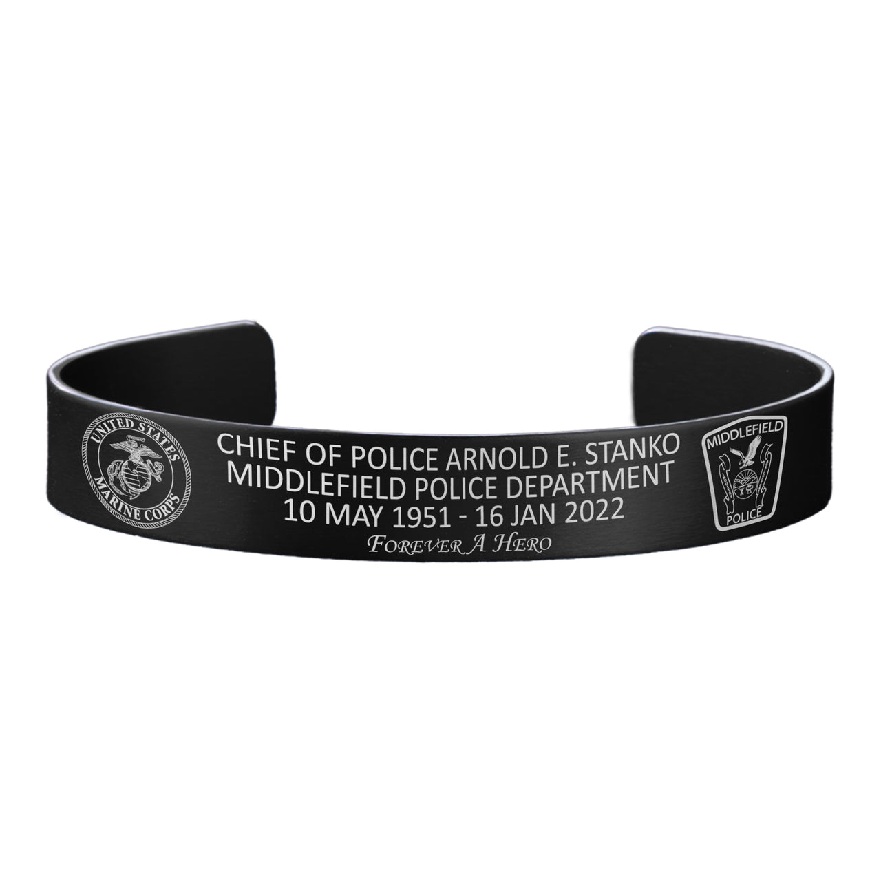 Chief of Police Arnold E. Stanko Memorial Bracelet – Hosted by the Stanko Family