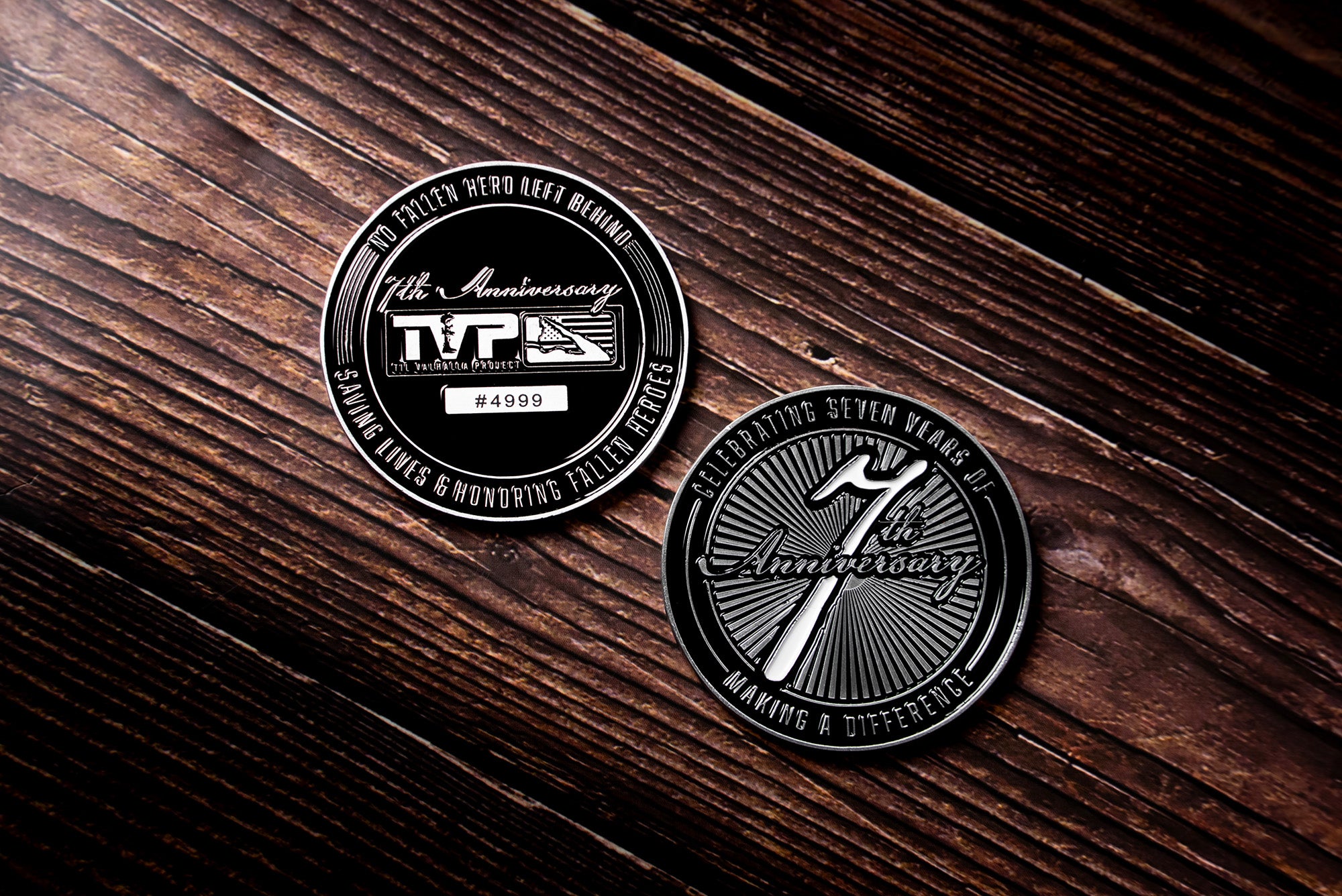 T.V.P. Challenge Coin - 7 Year Anniversary