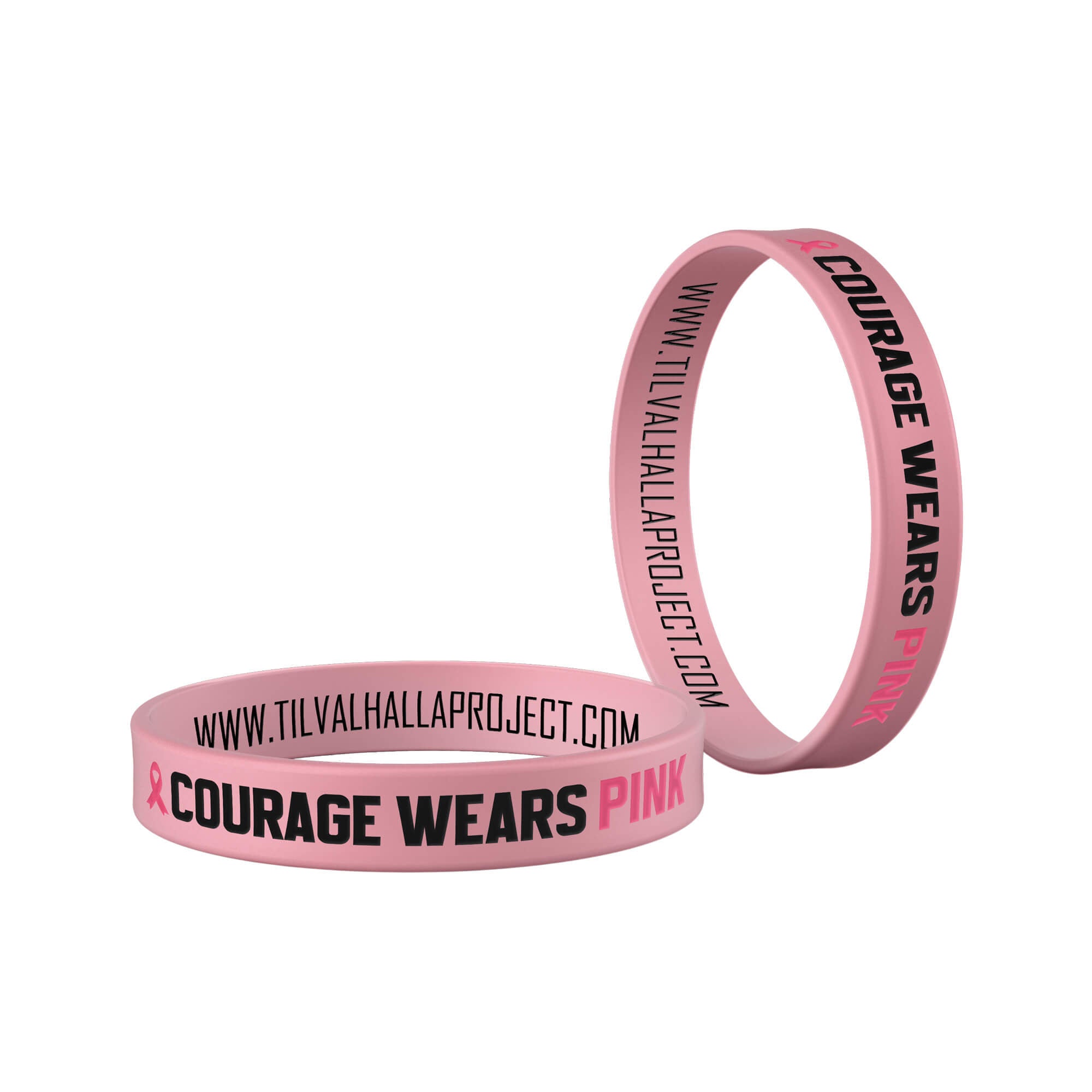 Breast Cancer Awareness - Silicone Bracelet 2-Pack