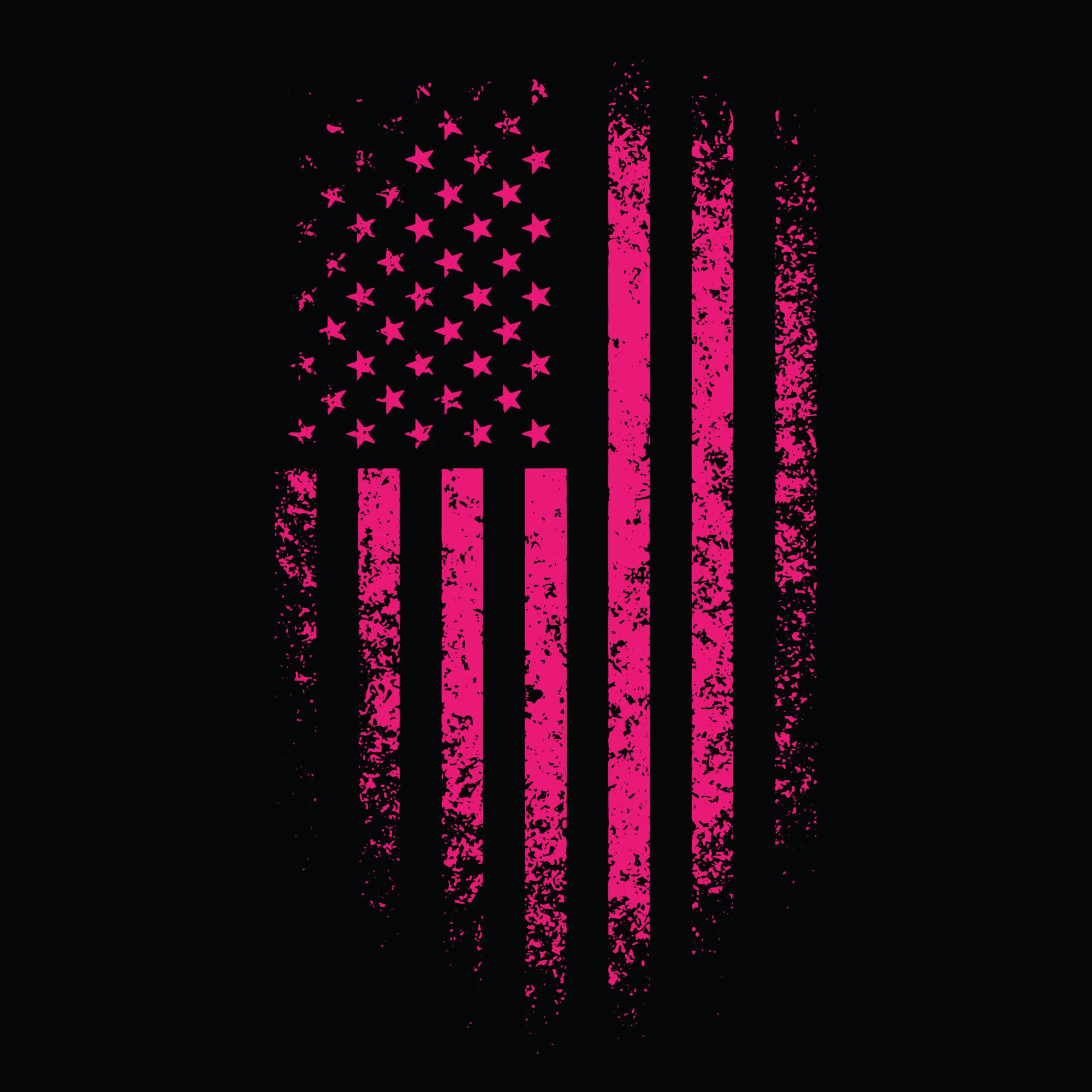 Distressed Flag - Pink