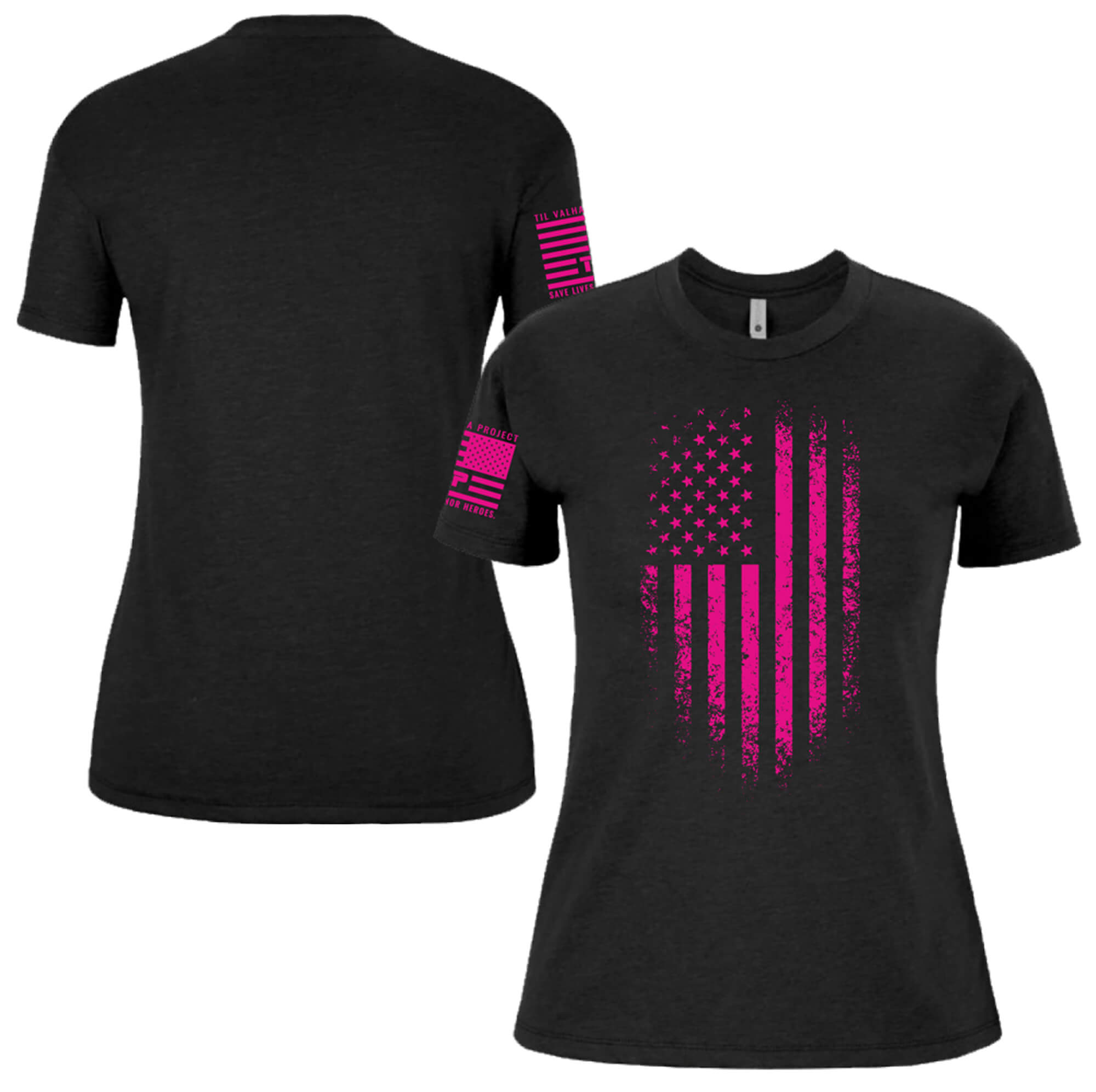 Distressed Flag - Women's Relaxed Fit
