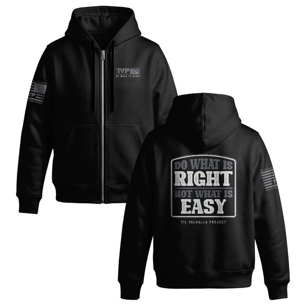 Do What's Right - Full Zip Hoodie – Til Valhalla Project