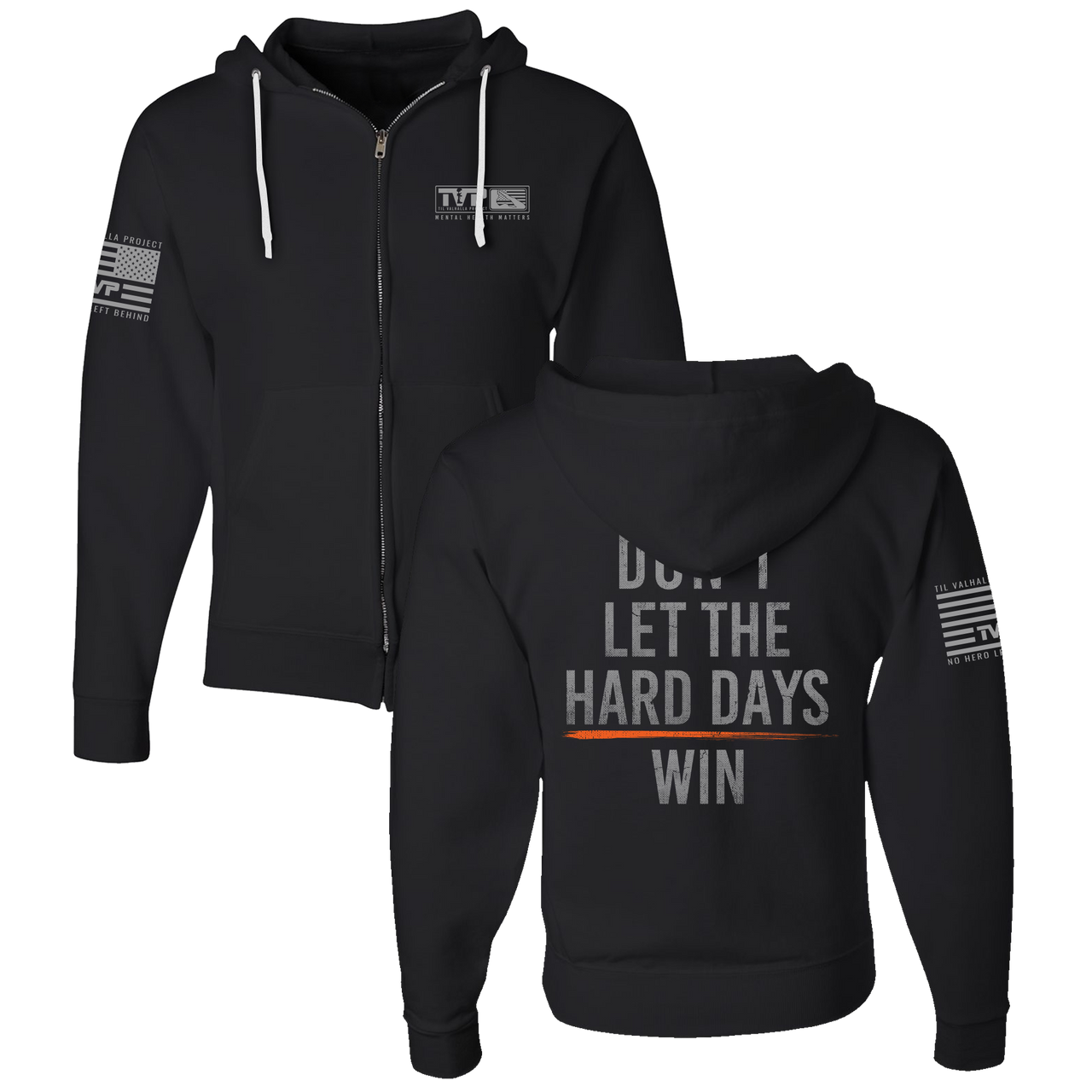 Hard Days - Full Zip Hoodie