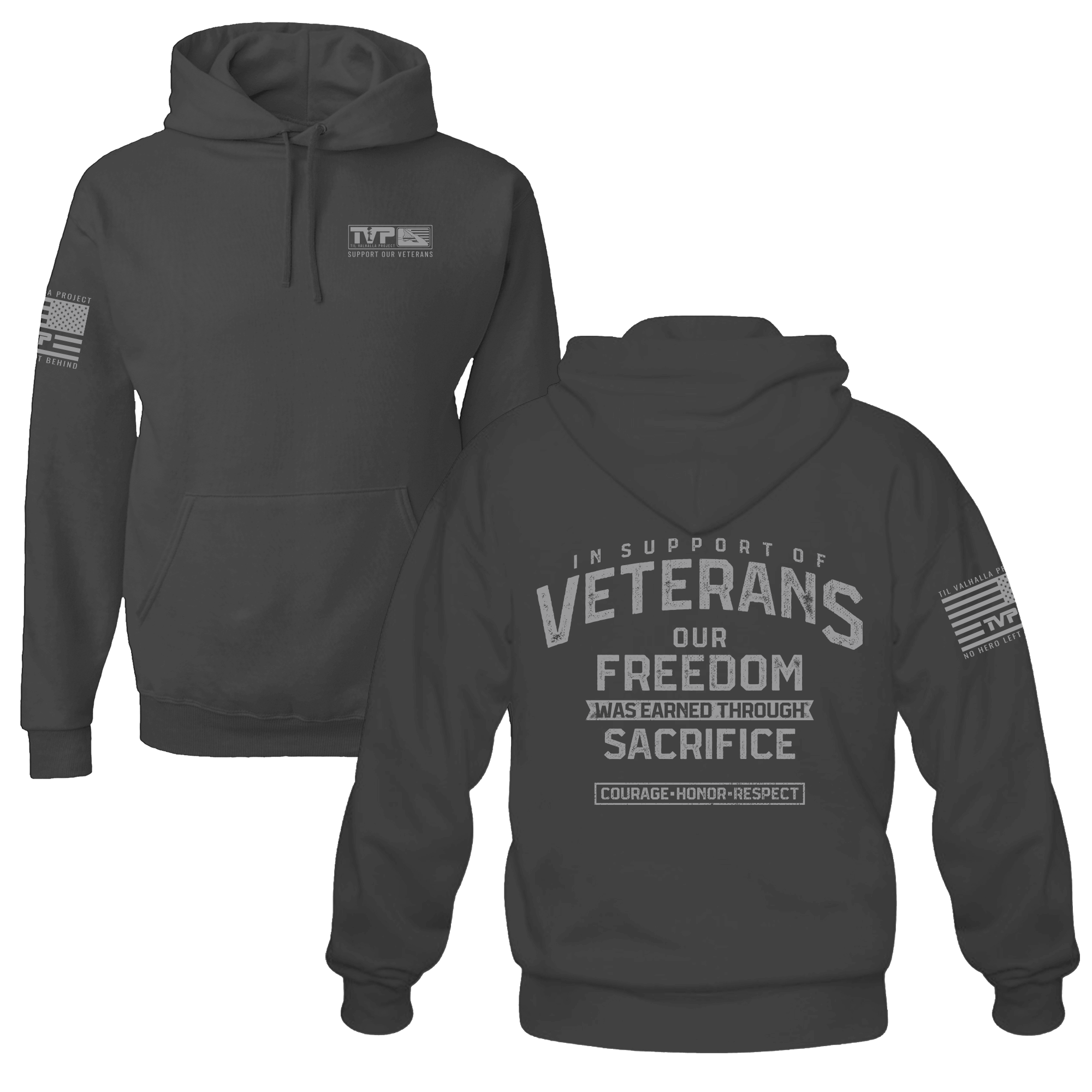 Freedom Earned Through Sacrifice - Hoodie