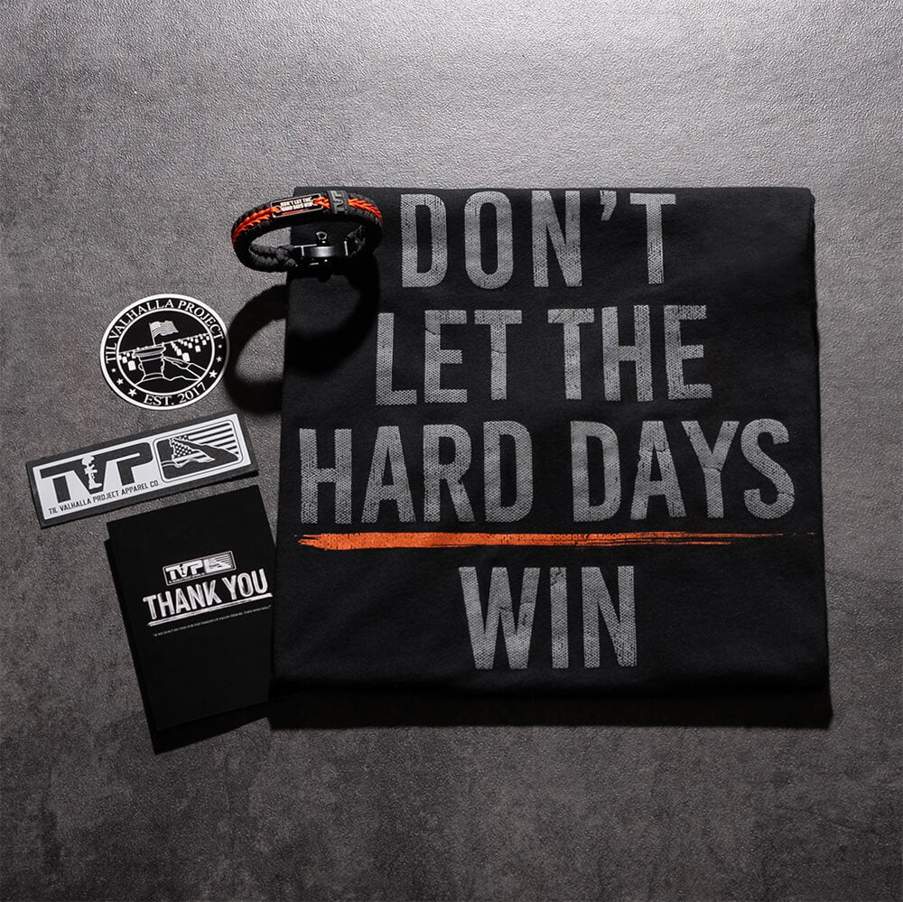HARD DAYS TEE + FREE PARACORD