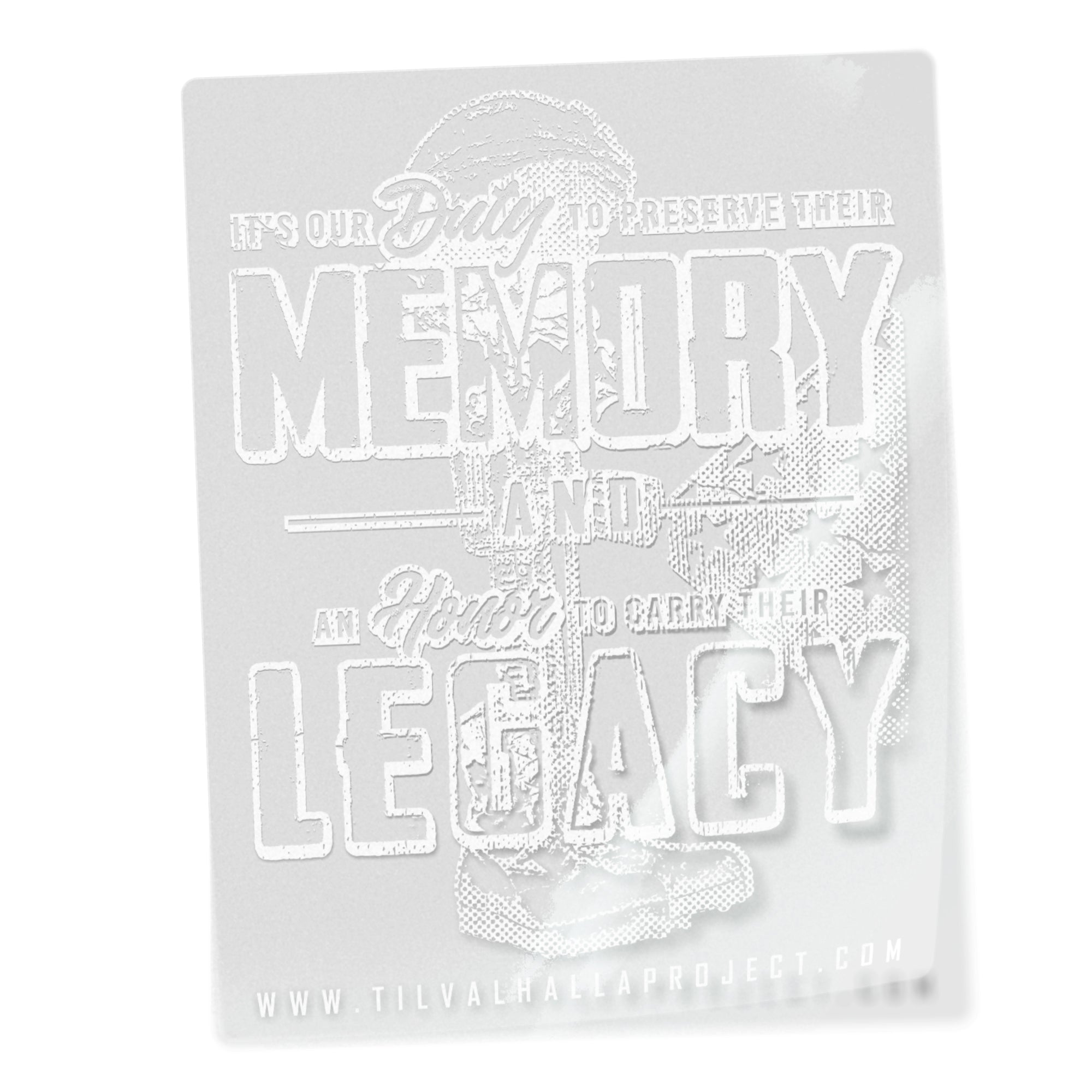 Heroes Never Forgotten - Decal