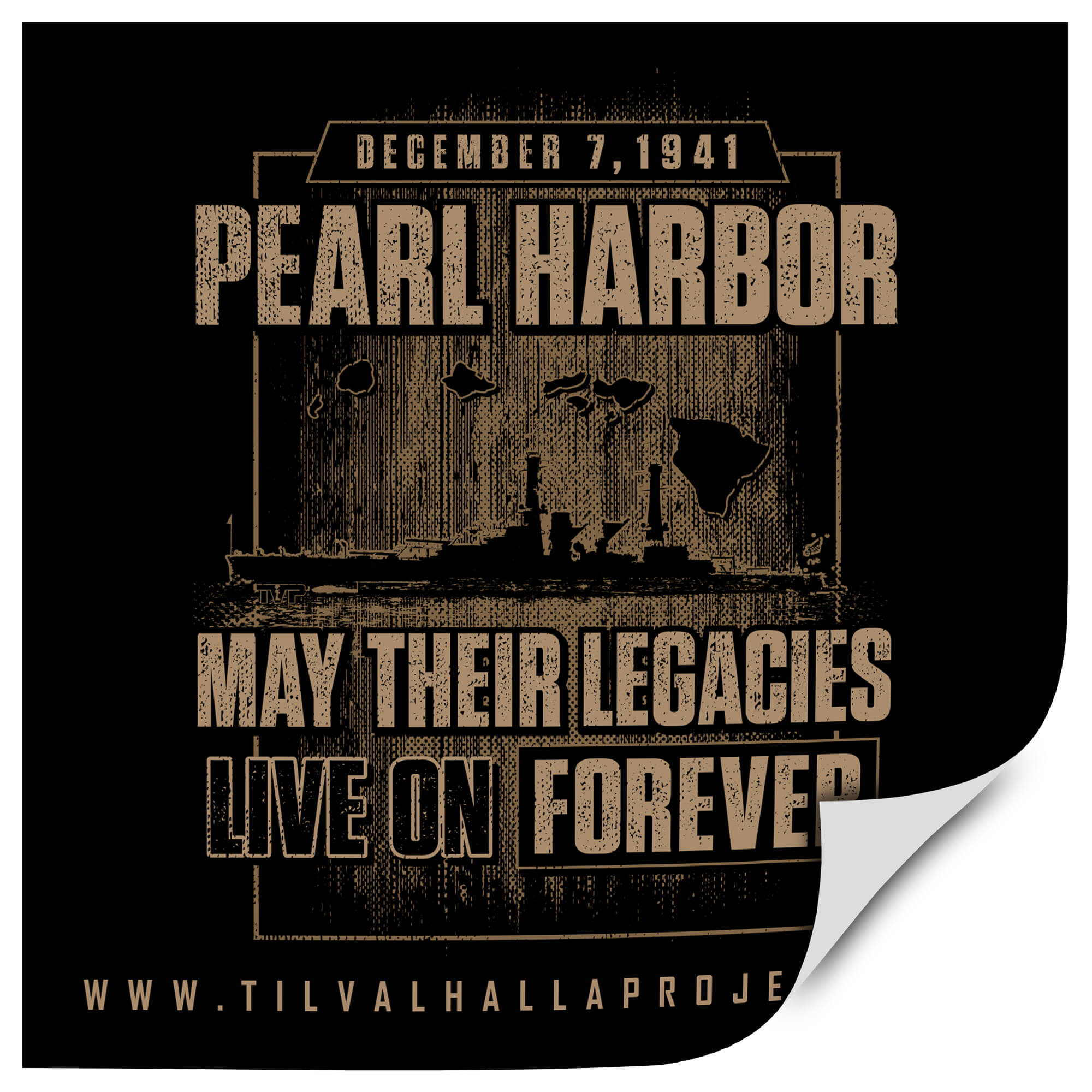 Heroes of Pearl Harbor - Sticker