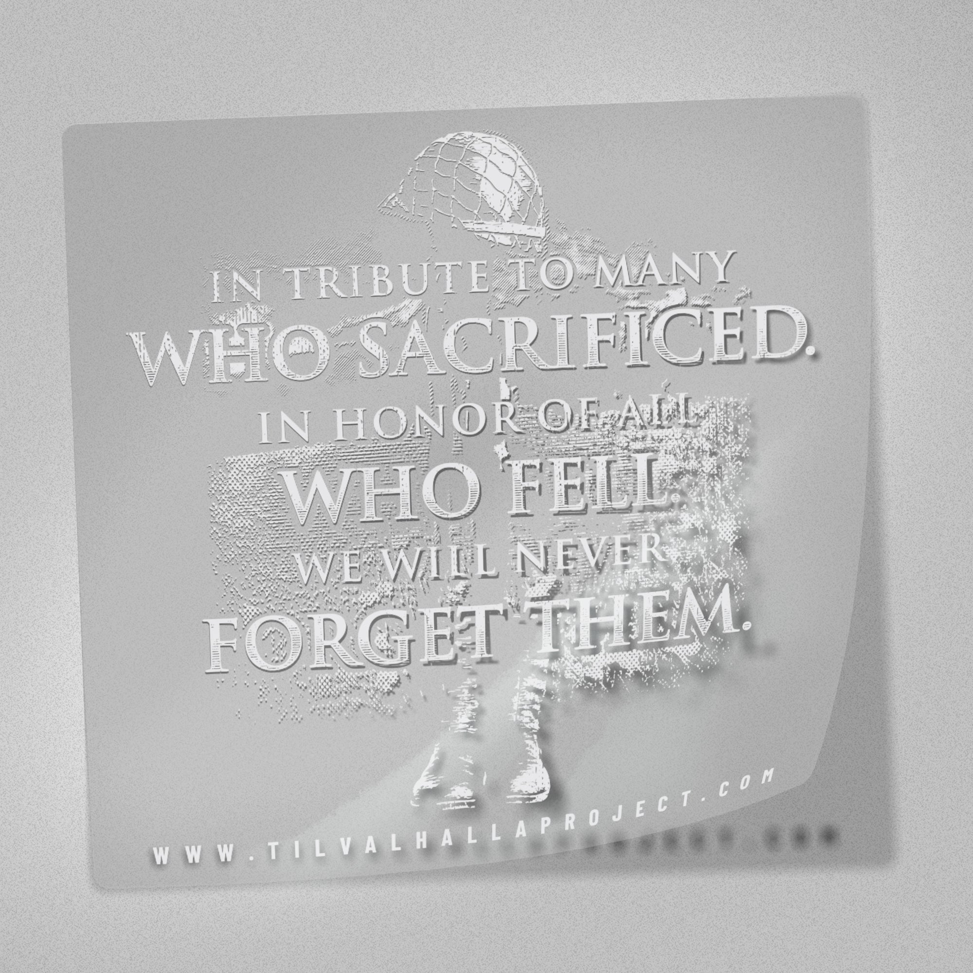 Honor All Who Gave All - Decal