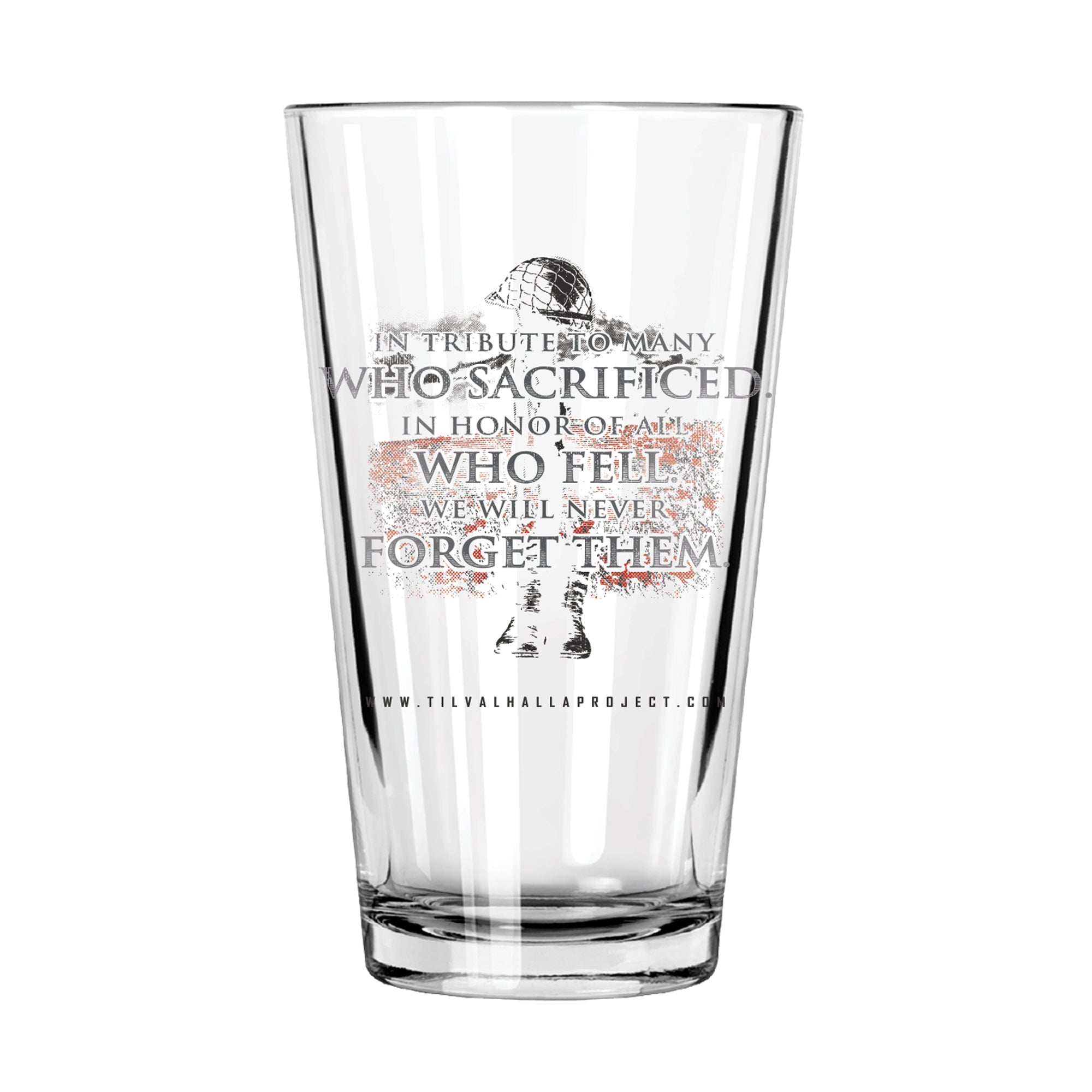 Honor All Who Gave All - Glassware