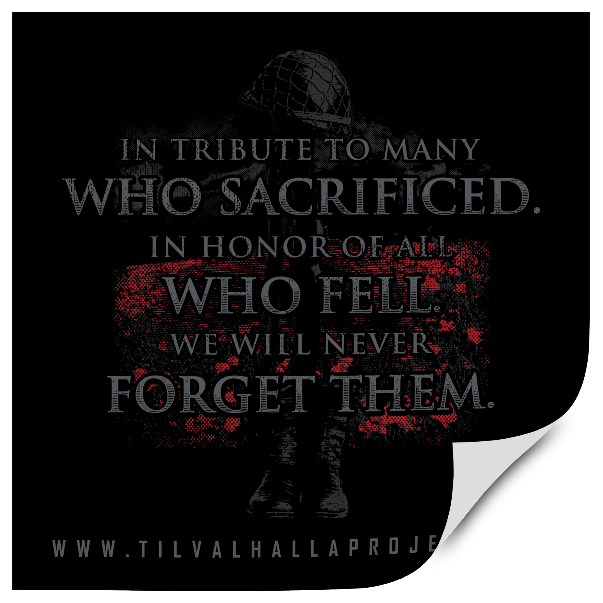Honor All Who Gave All - Sticker