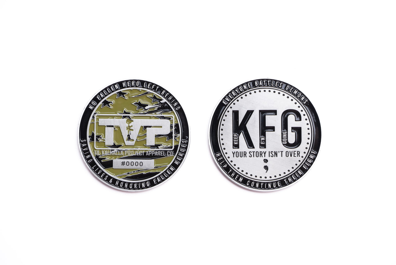 T.V.P. Numbered Challenge Coin (Limited Edition)