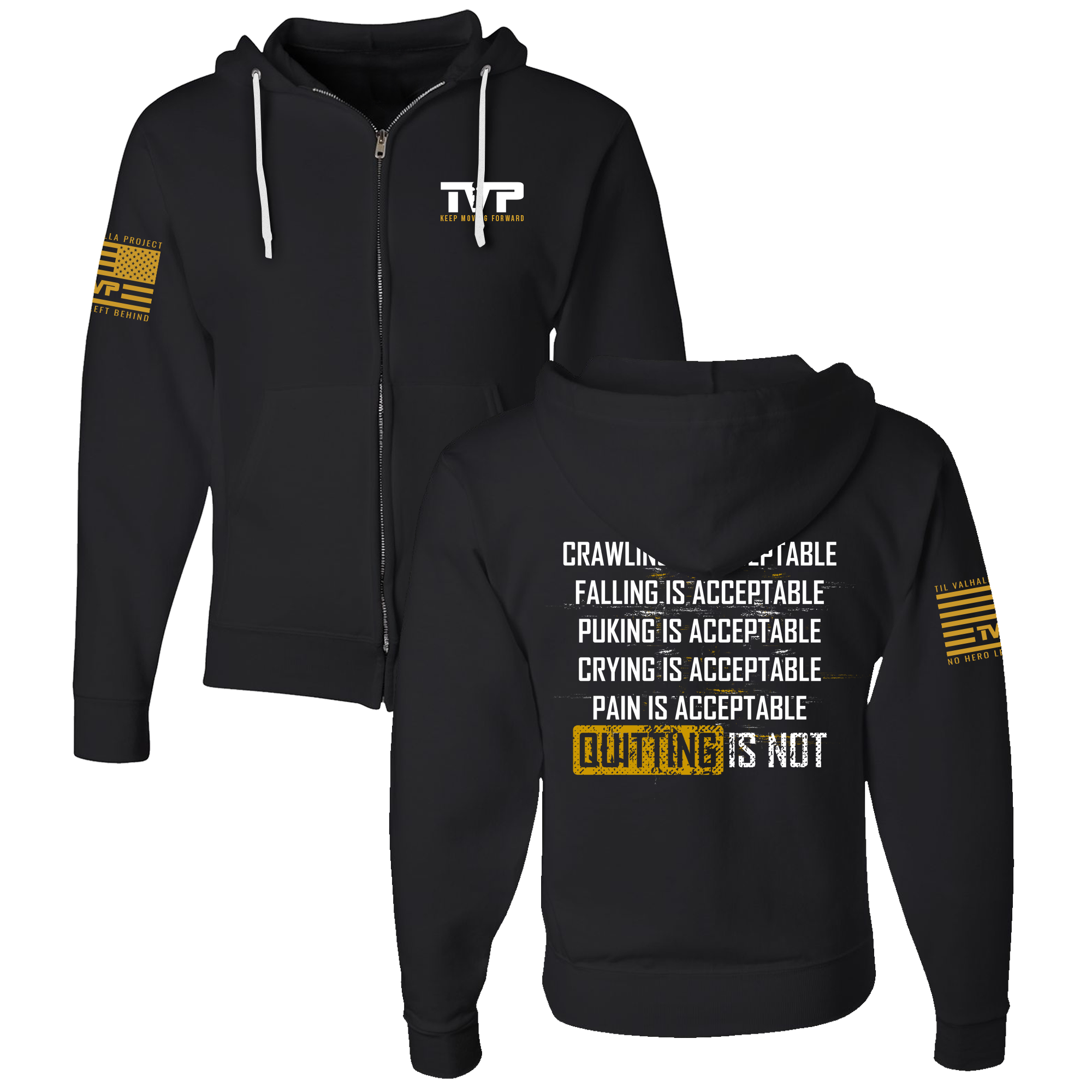 Keep Moving Forward - Full Zip Hoodie
