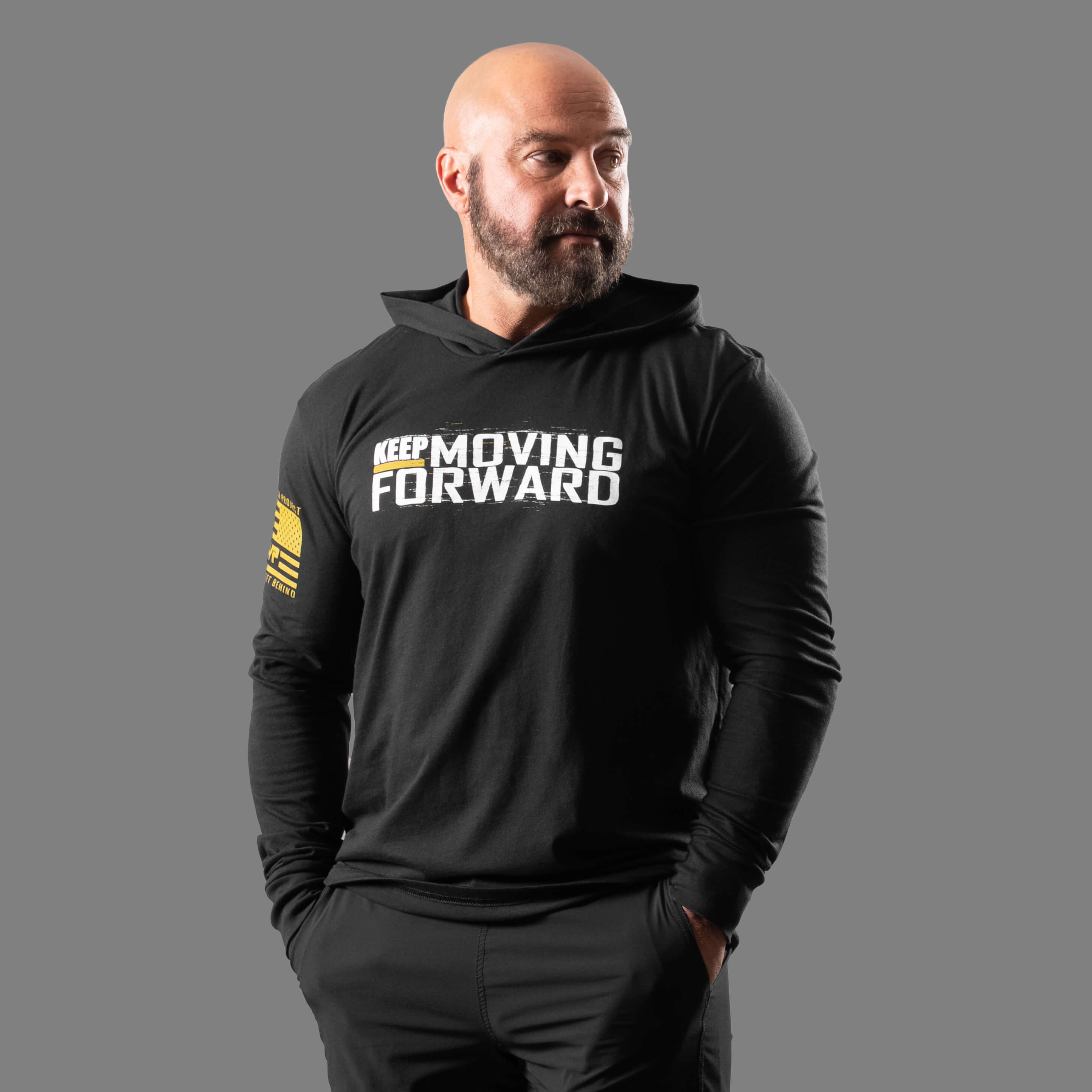 Keep Moving Forward - Hooded Long-Sleeve