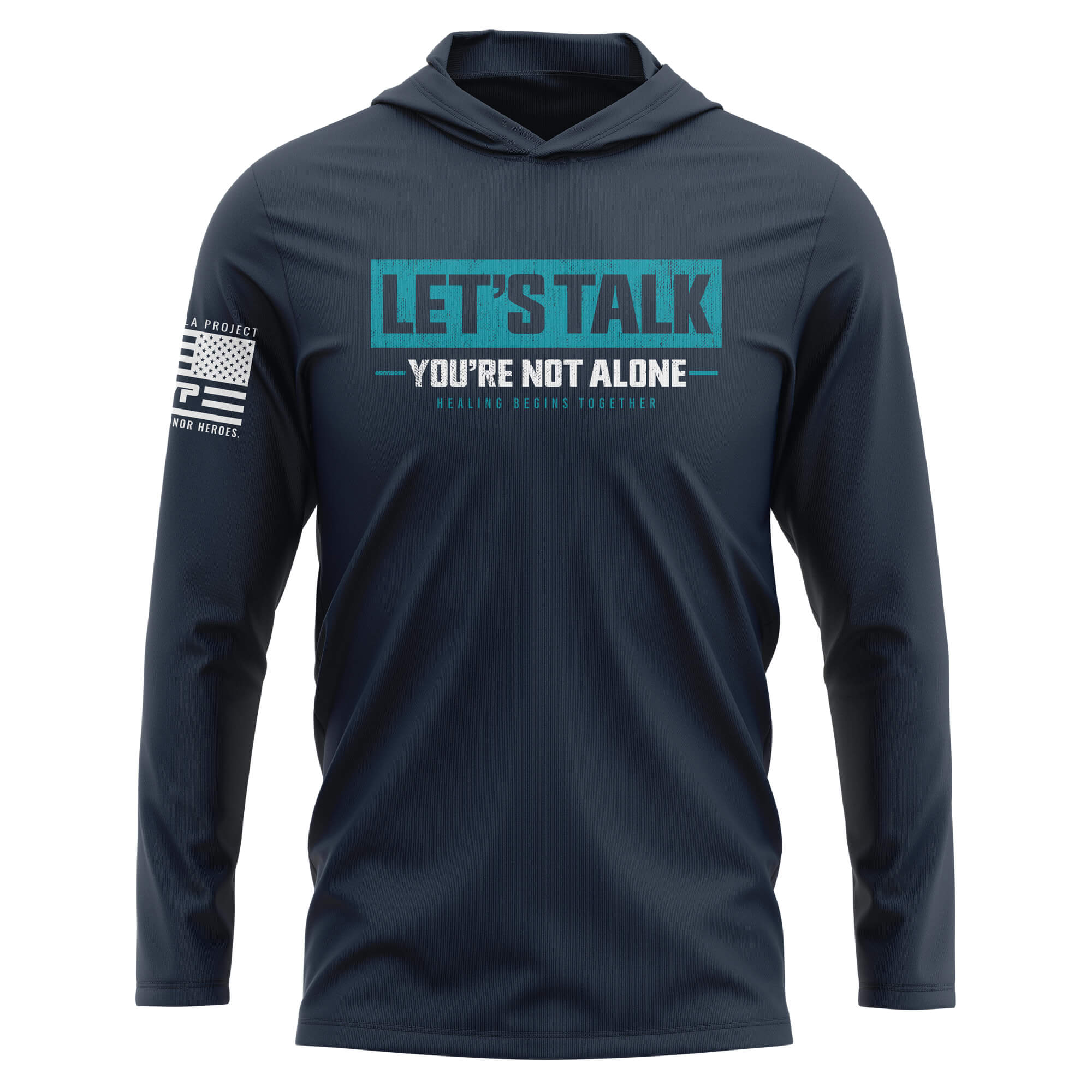 Let's Talk Hooded Long-Sleeve