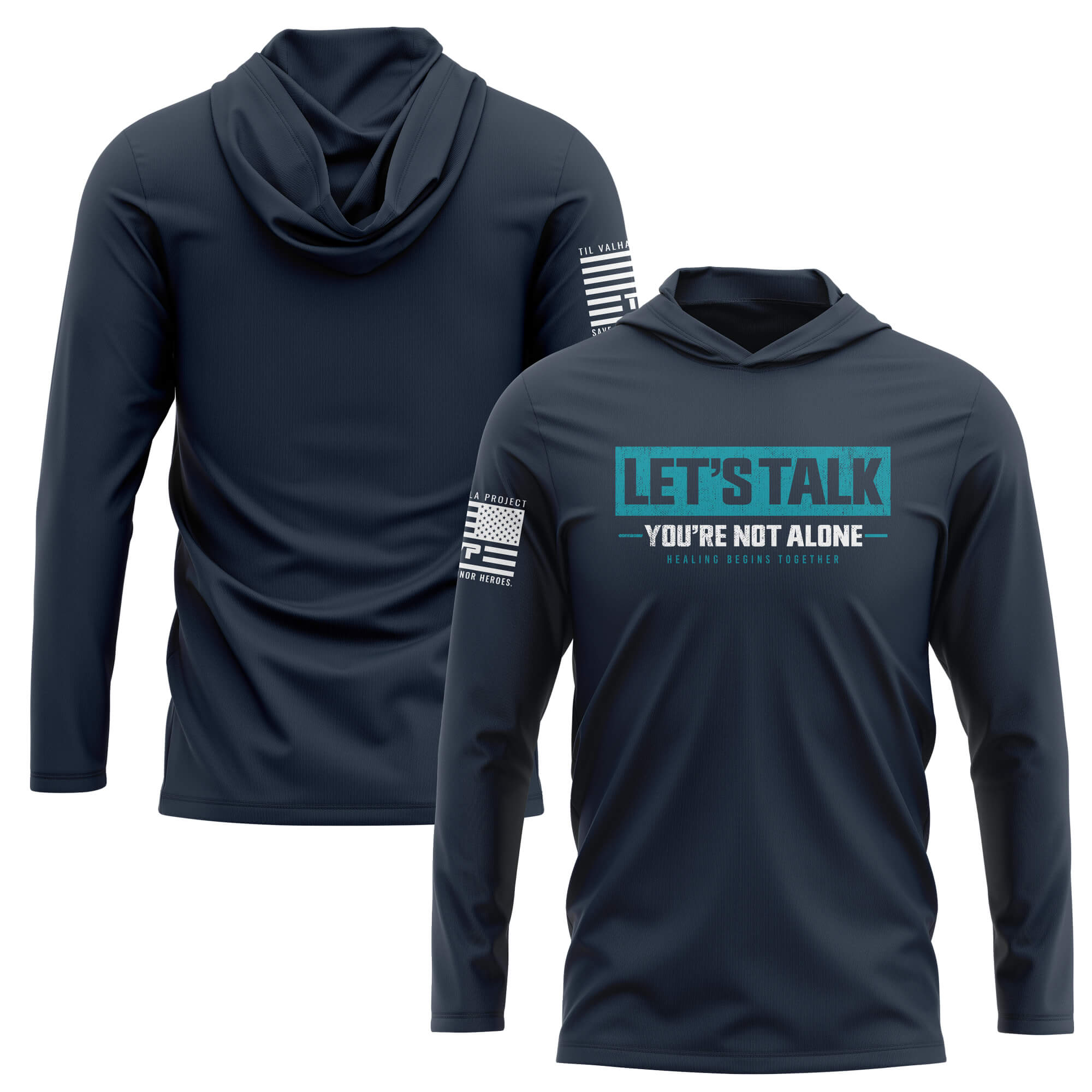 Let's Talk Hooded Long-Sleeve