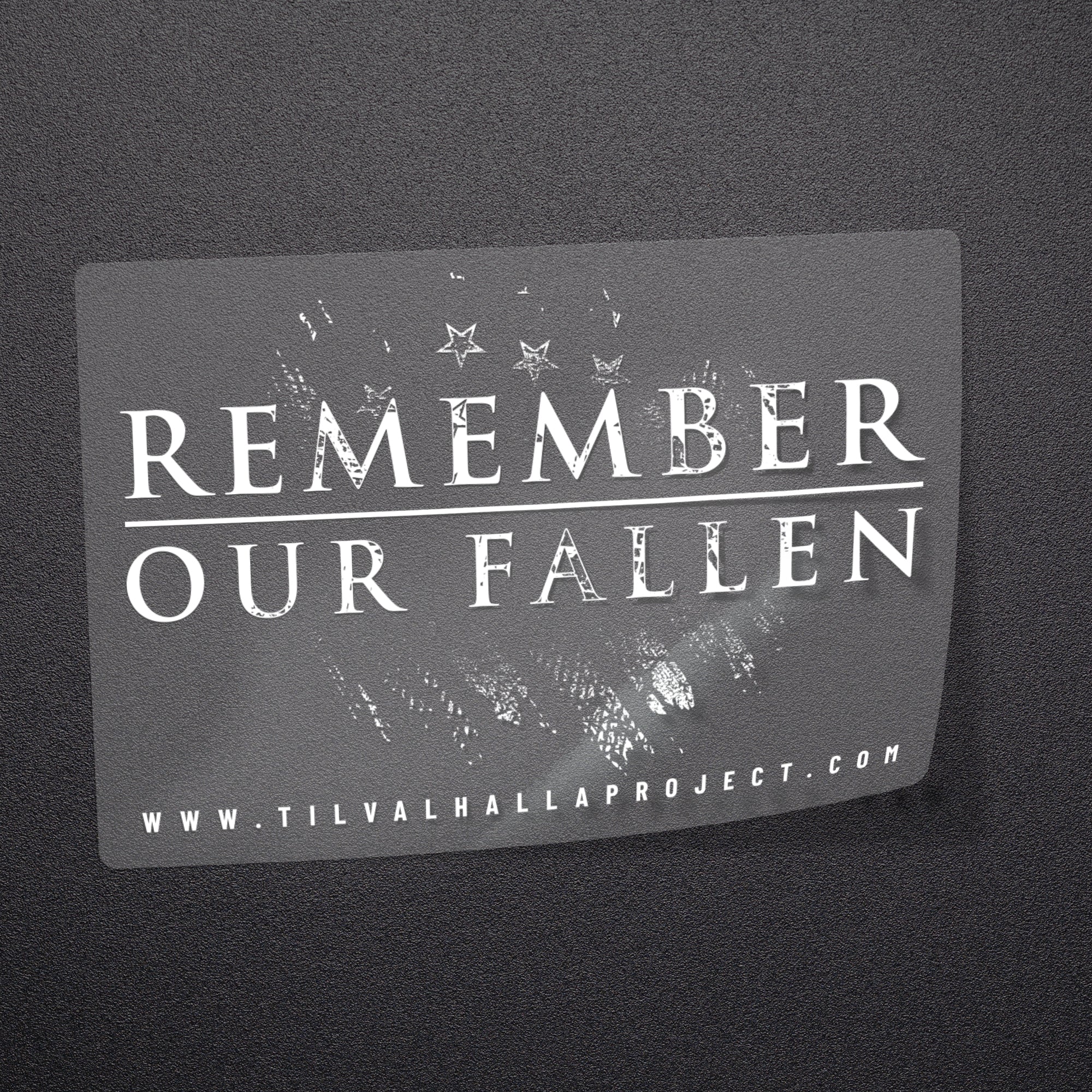 Remember Our Fallen - Decal