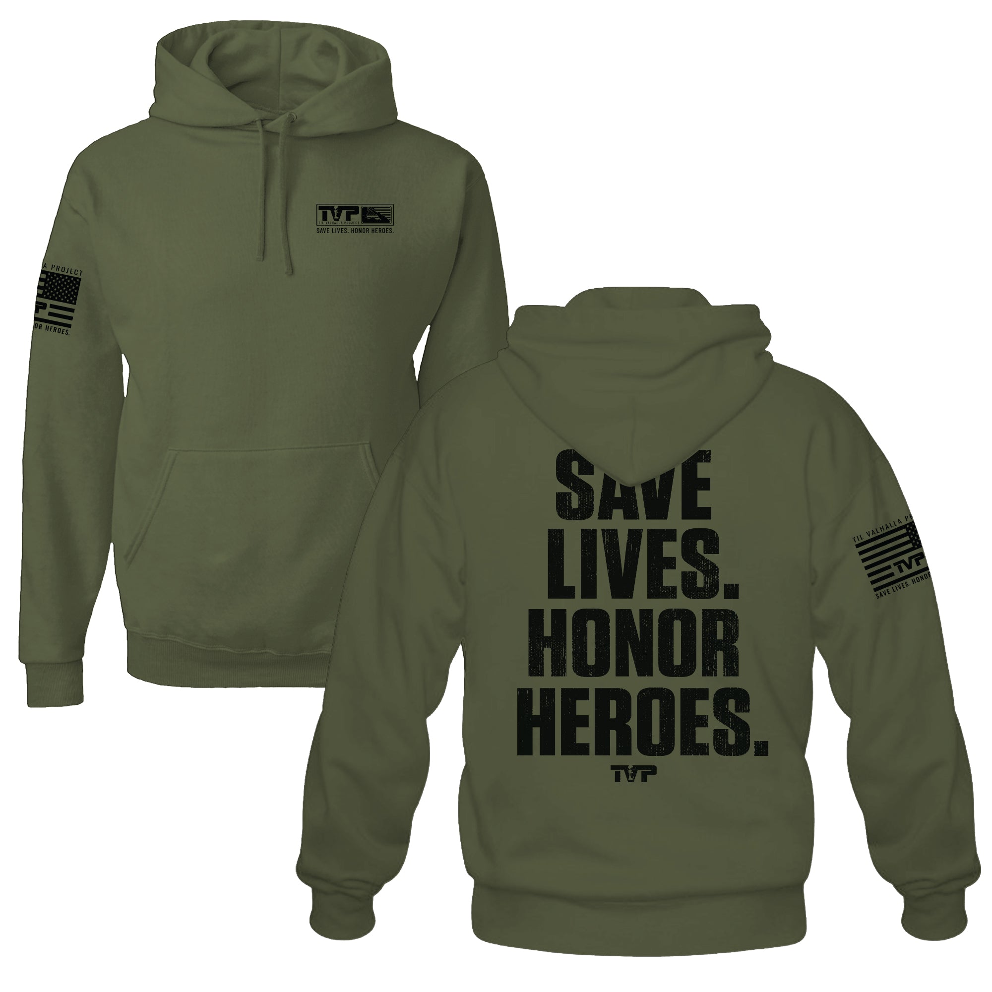 Save Lives. Honor Heroes. - Hoodie