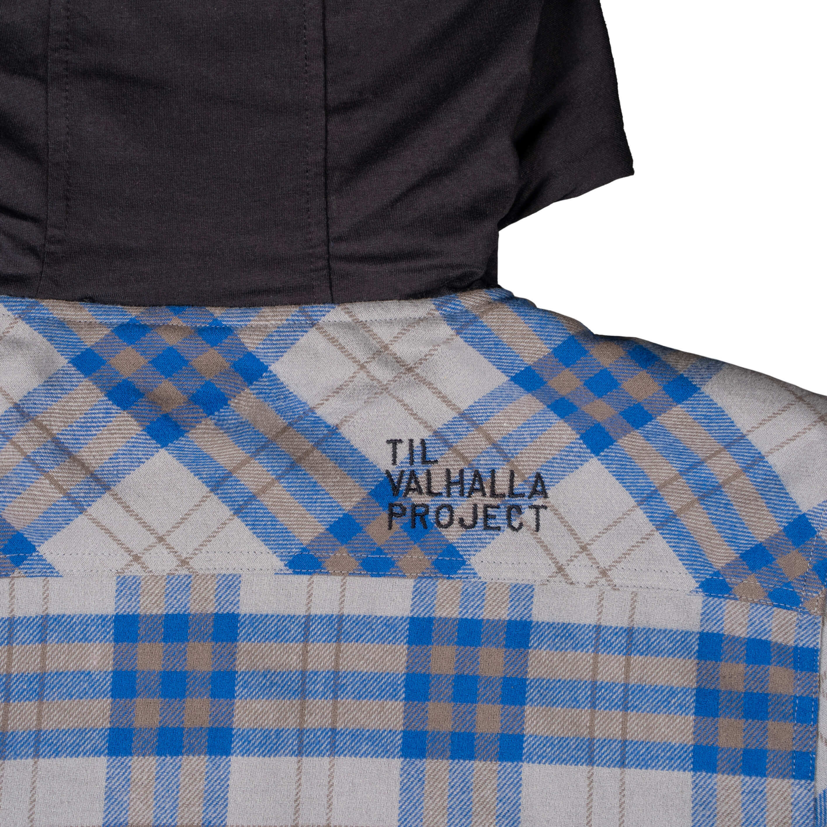 Sherpa-Lined Flannel Jacket with Hood