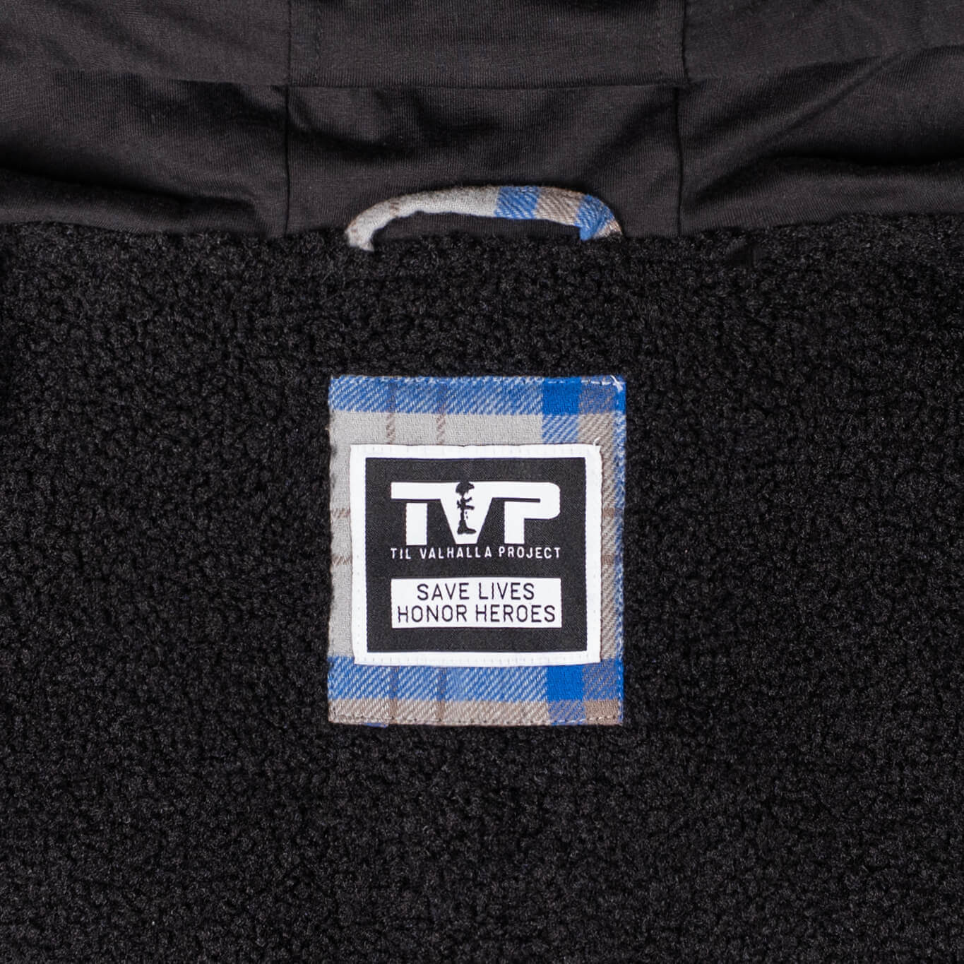 Sherpa-Lined Flannel Jacket with Hood