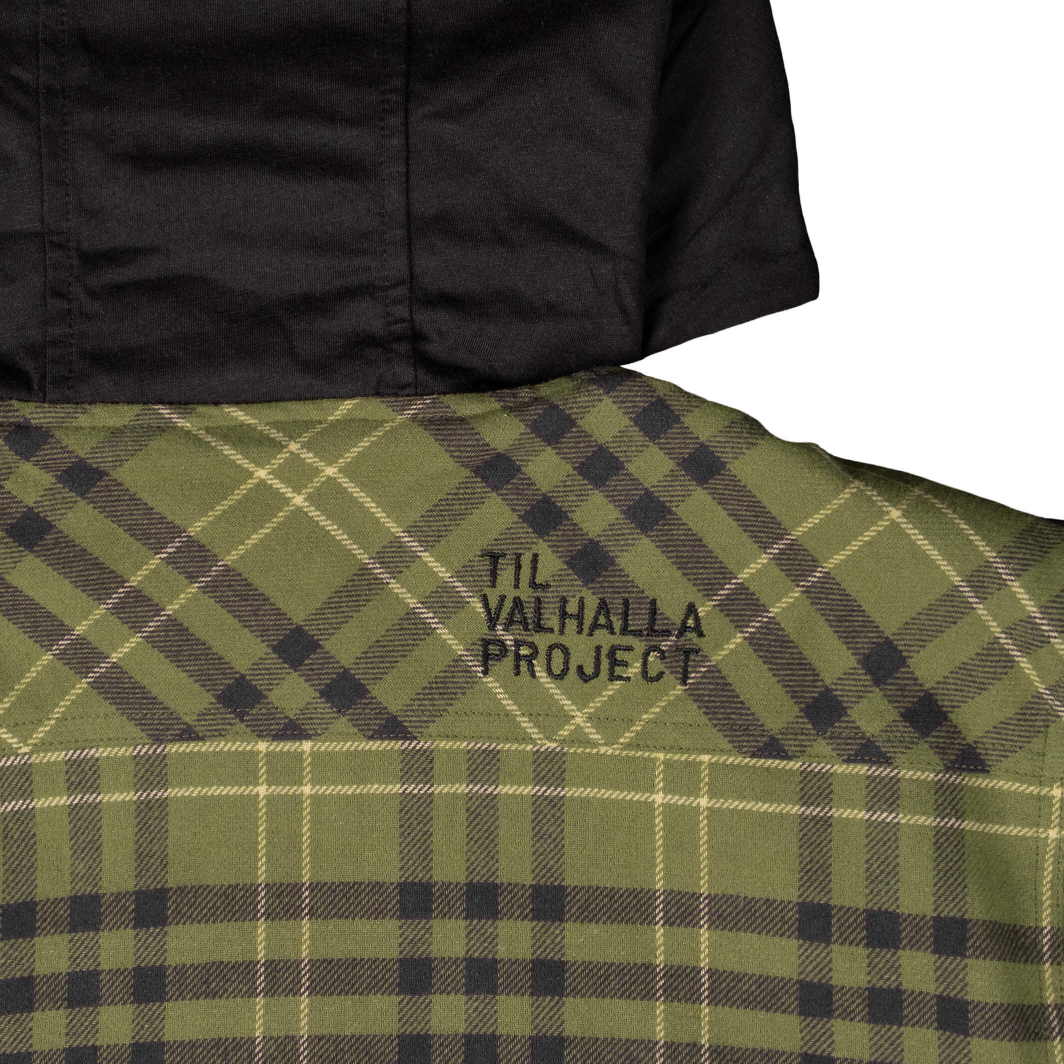 Sherpa-Lined Flannel Jacket with Hood