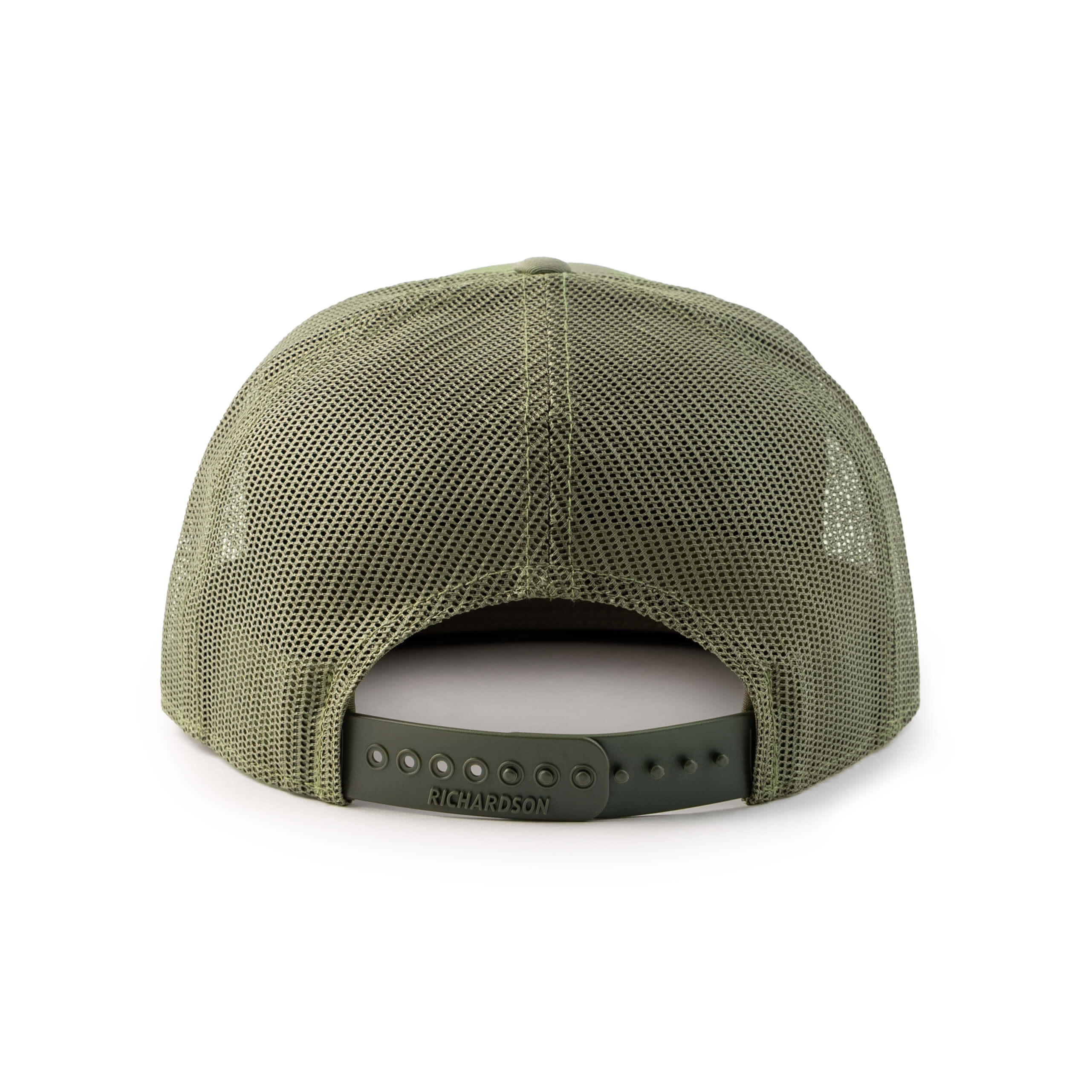 T.V.P. Leather Hex Flat 7 Panel Trucker