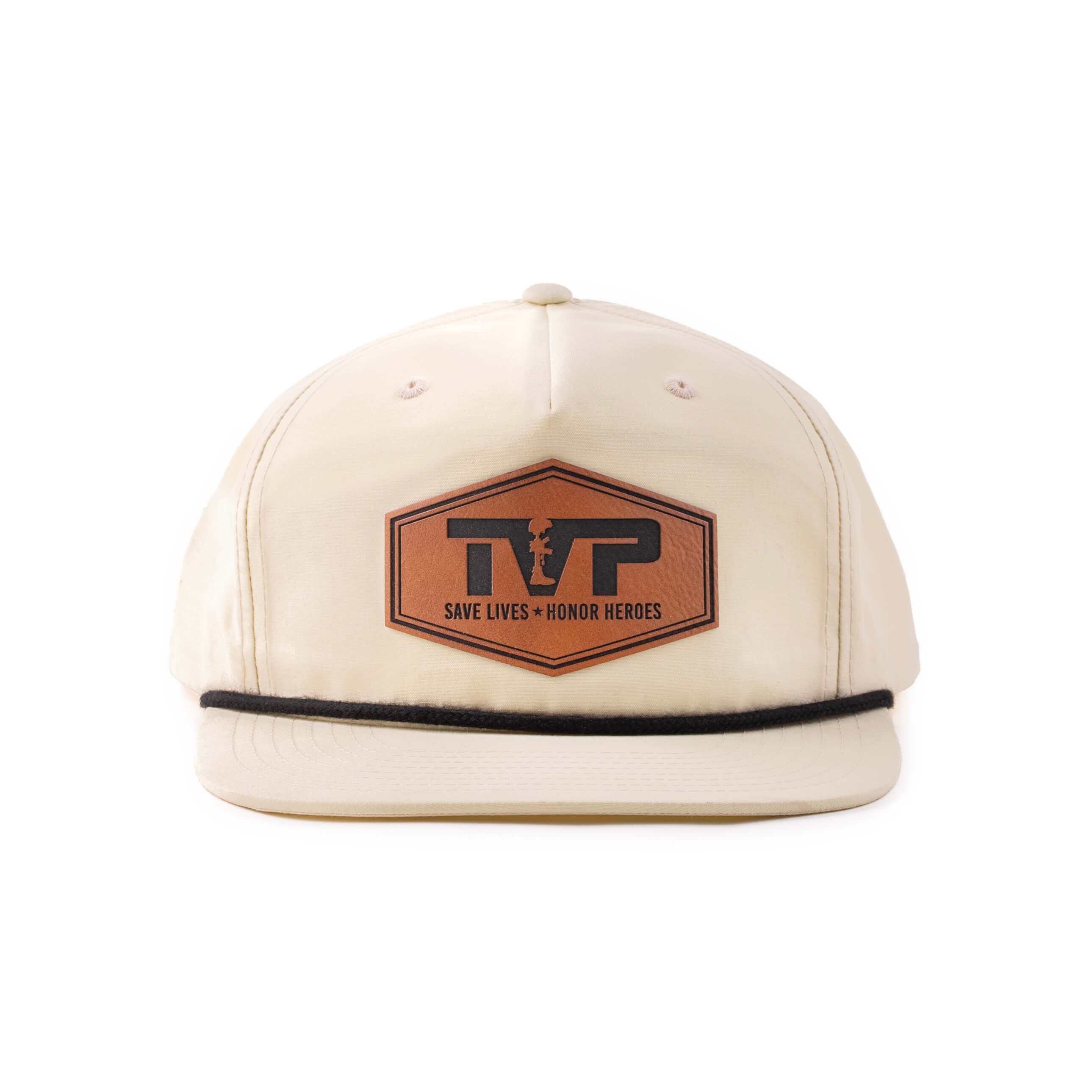 T.V.P. Leather Hex Unstructured Rope Snapback