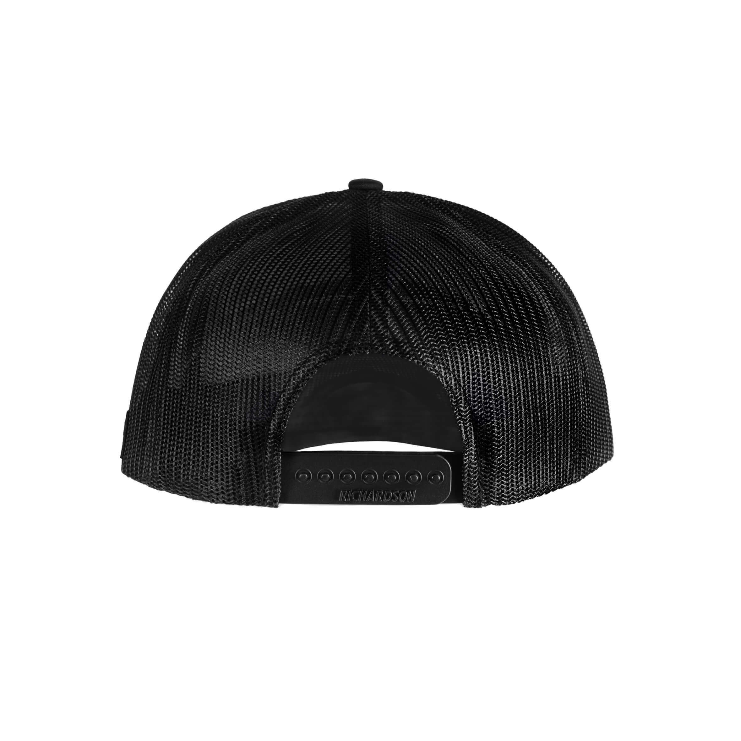 PVC Black Flag Snapback Trucker