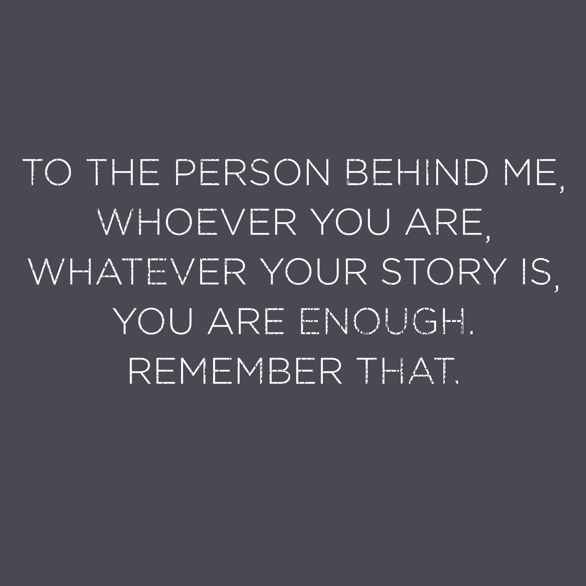 To The Person Behind Me - Women's