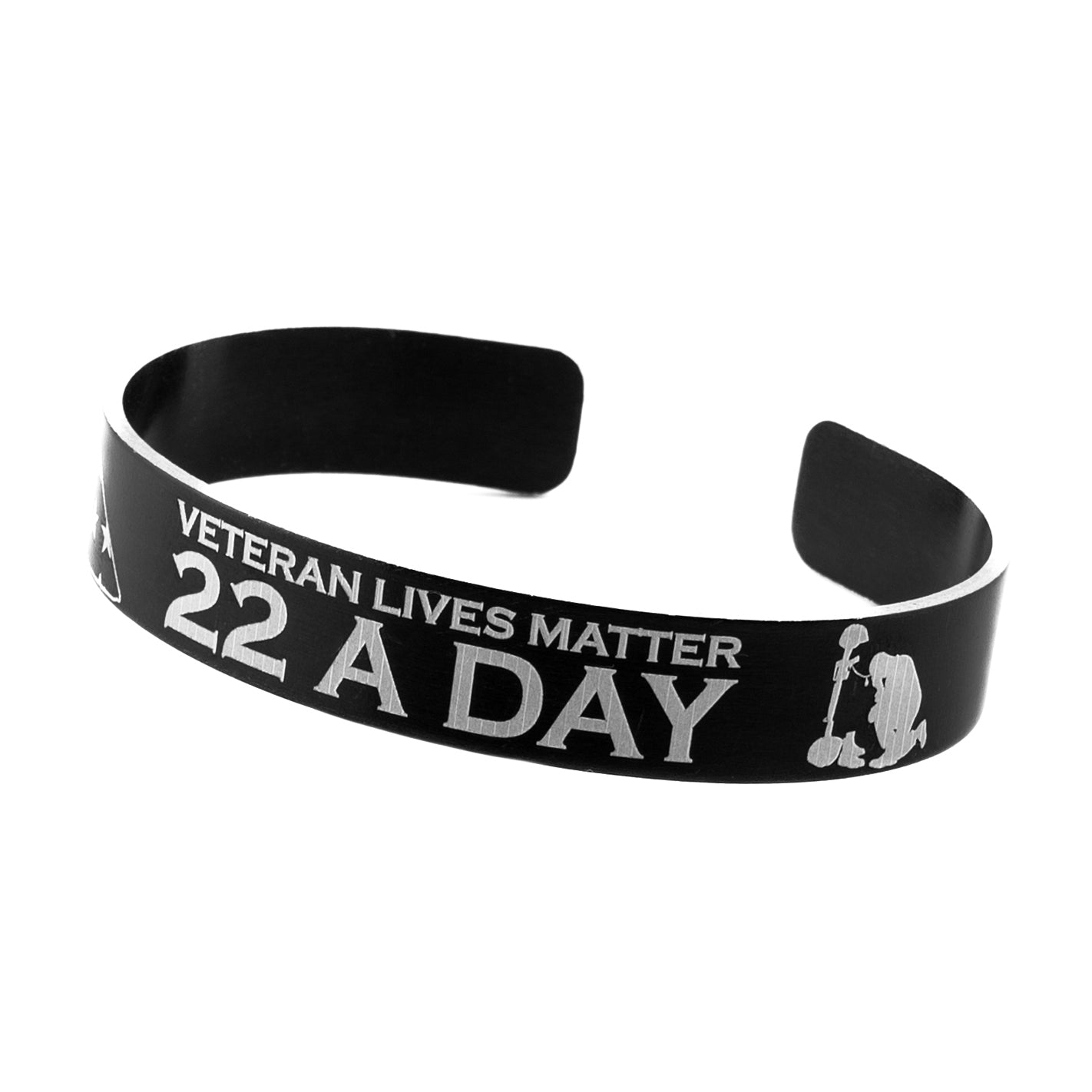 SayitBands ‘Veterans Lives Matter’ Thin Green Line Silicone Wristband – 10-Pack Lot