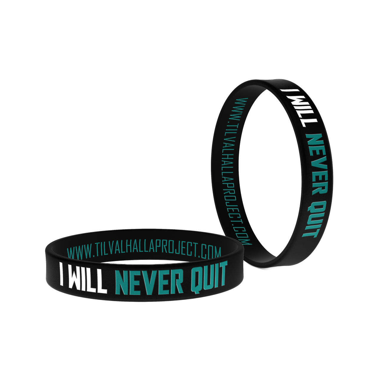 I Will Never Quit- Silicone Bracelet