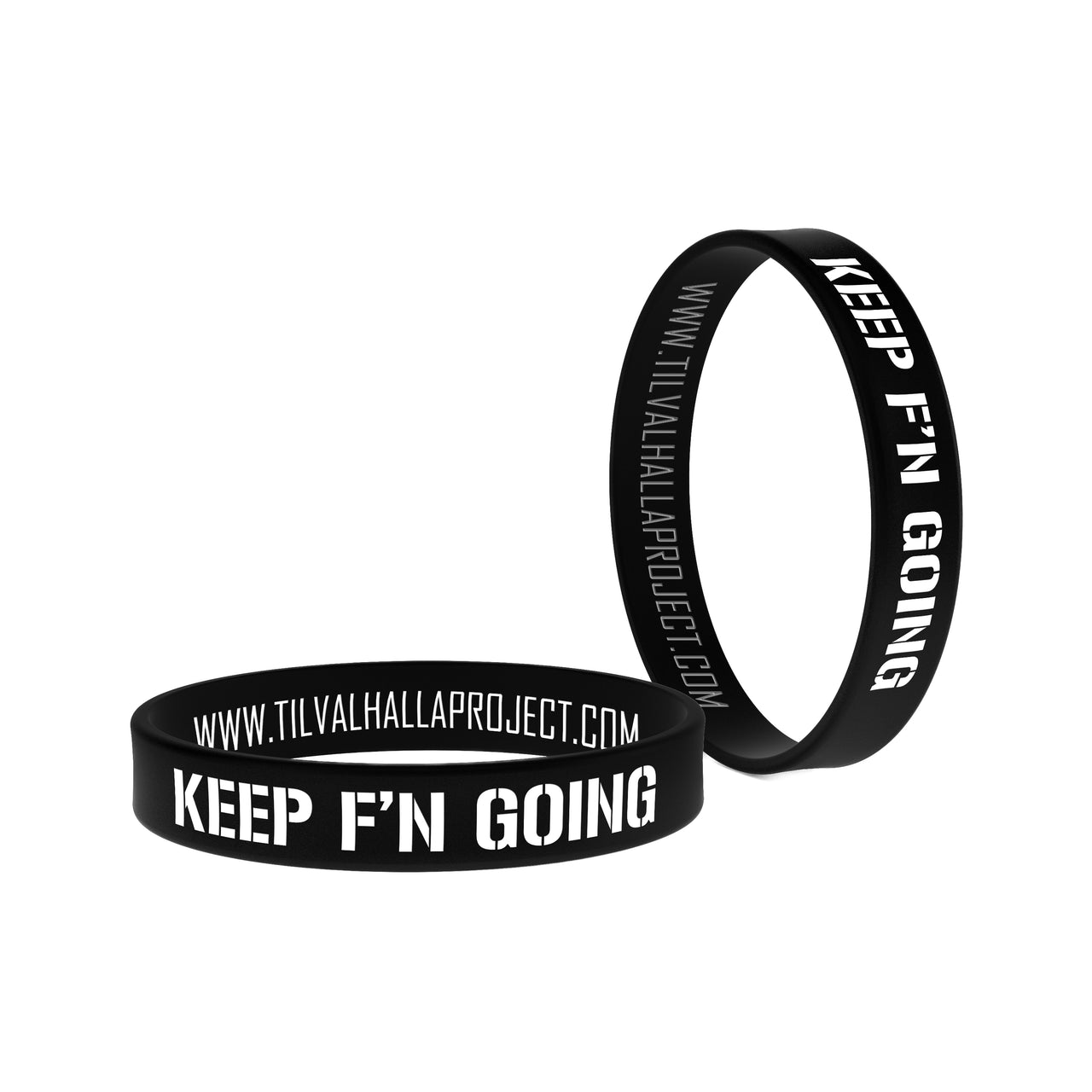 Keep F'N Going - Silicone Bracelet