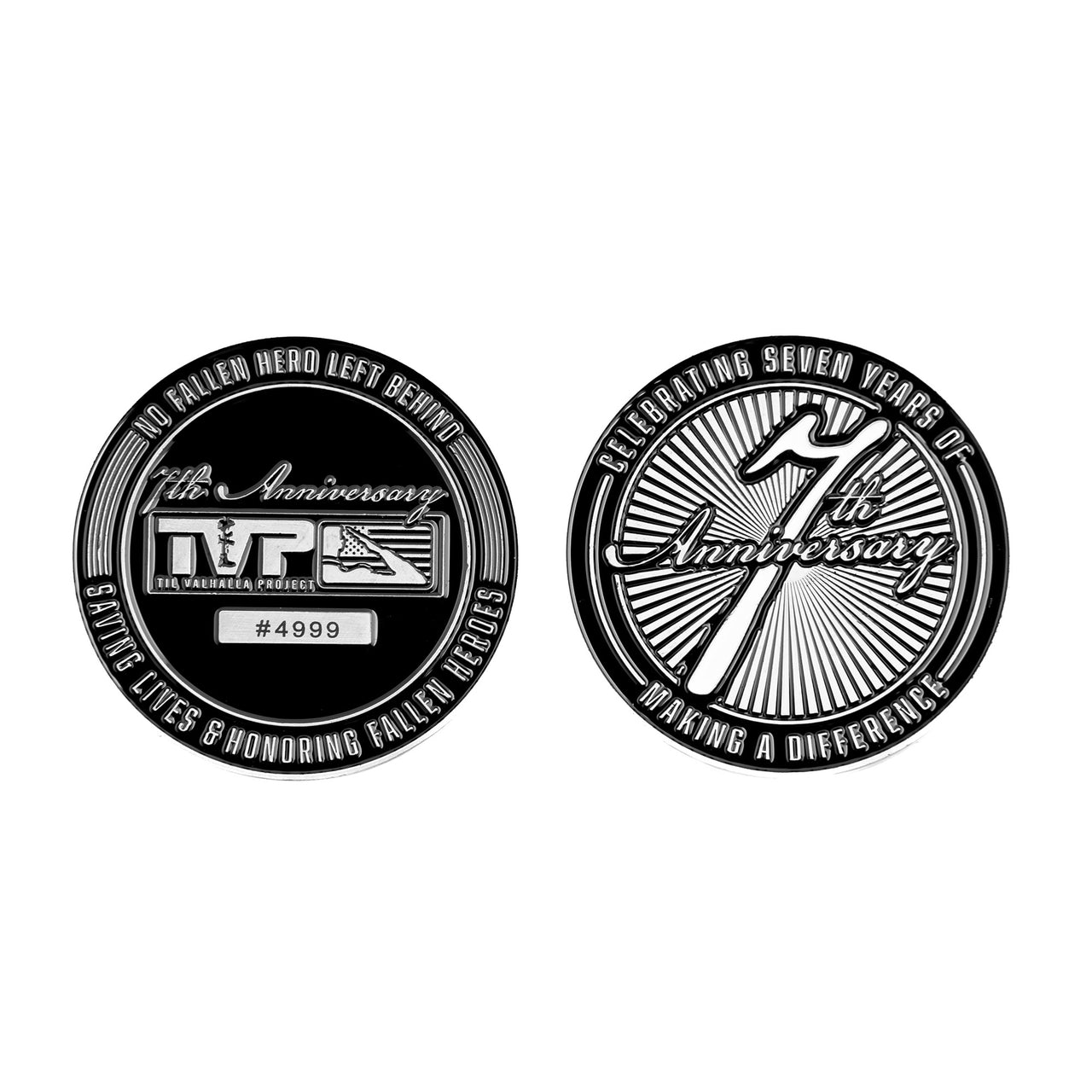 T.V.P. Challenge Coin - 7 Year Anniversary