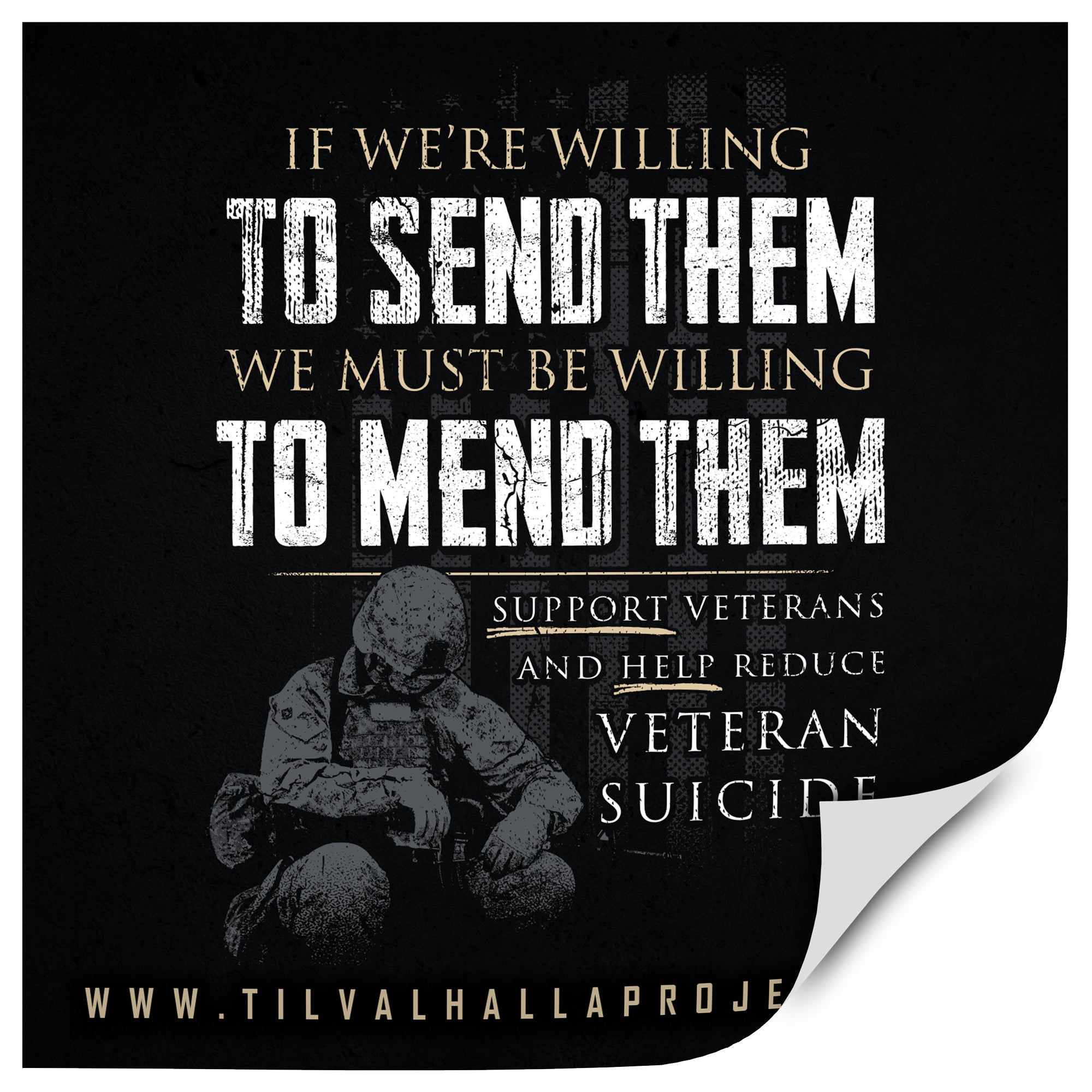We Must Mend Them - Sticker