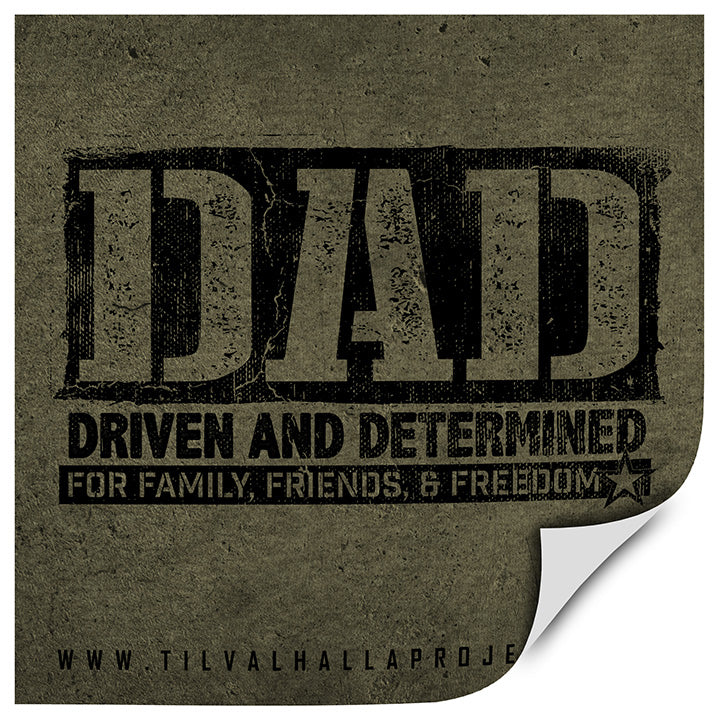 D.A.D. Driven And Determined - Sticker