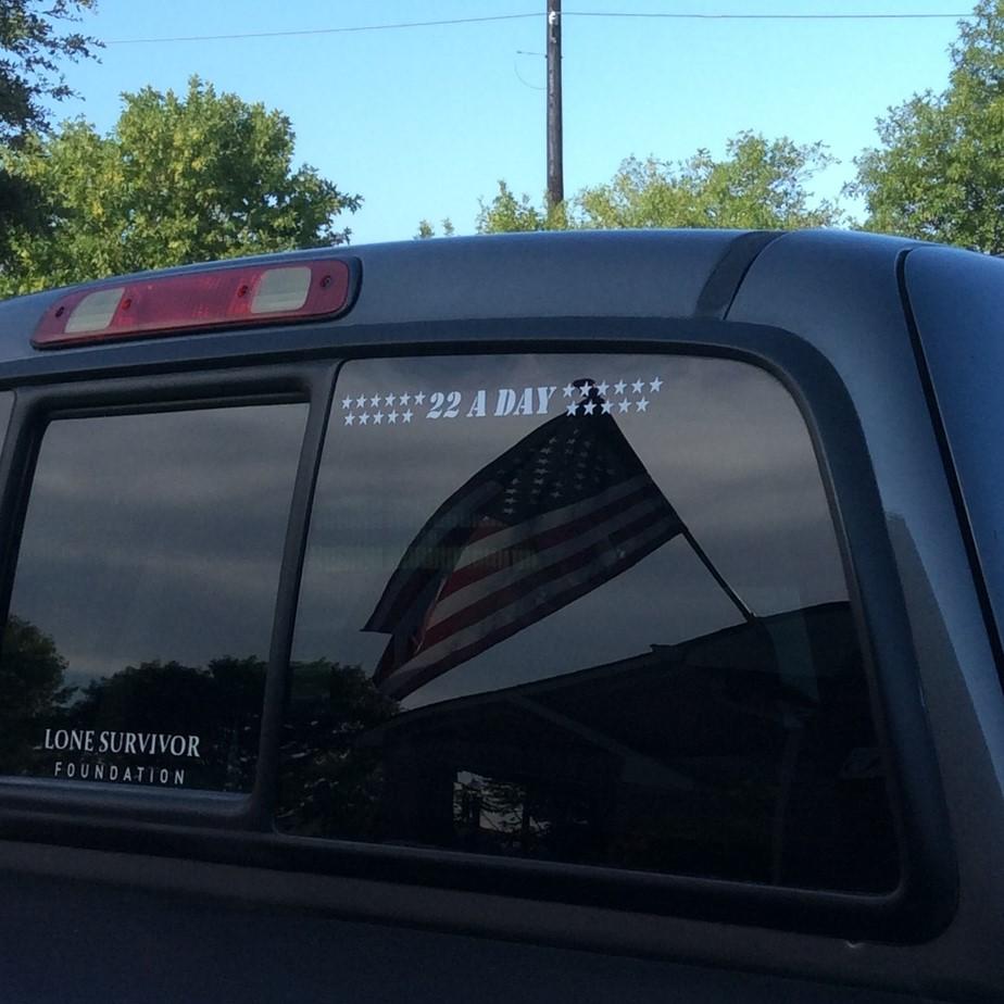22 A Day Decal (12 inch)