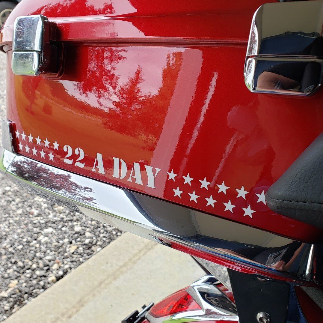 22 A Day Decal (12 inch)
