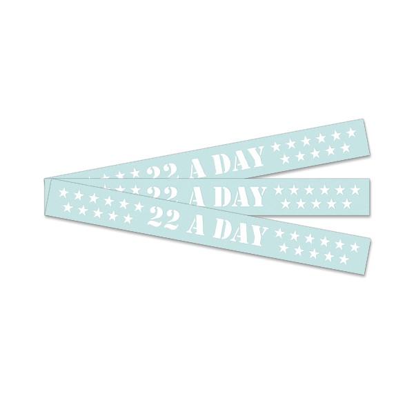 22 A Day Decal (12 inch)