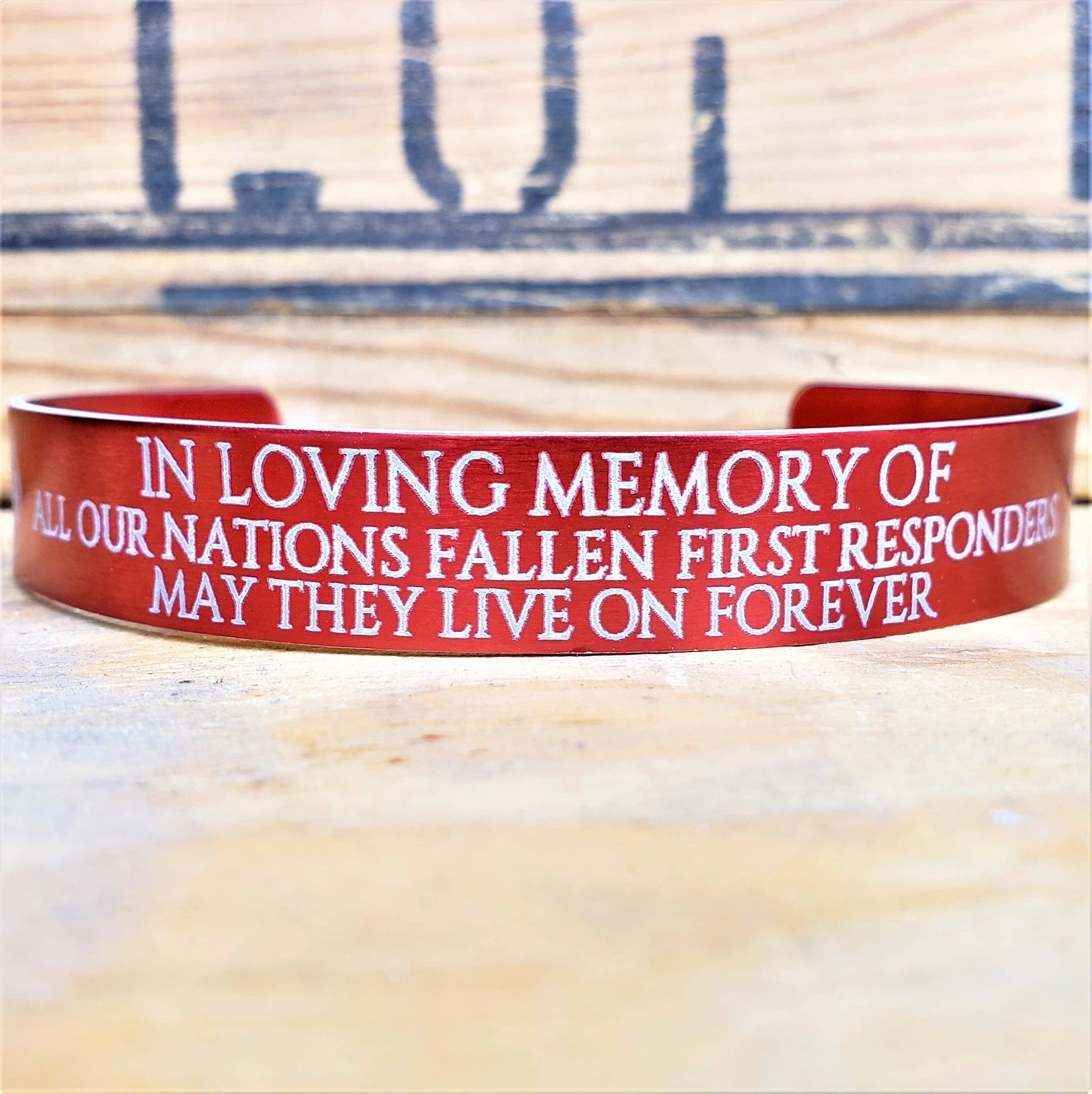 First Responders Memorial Bracelet